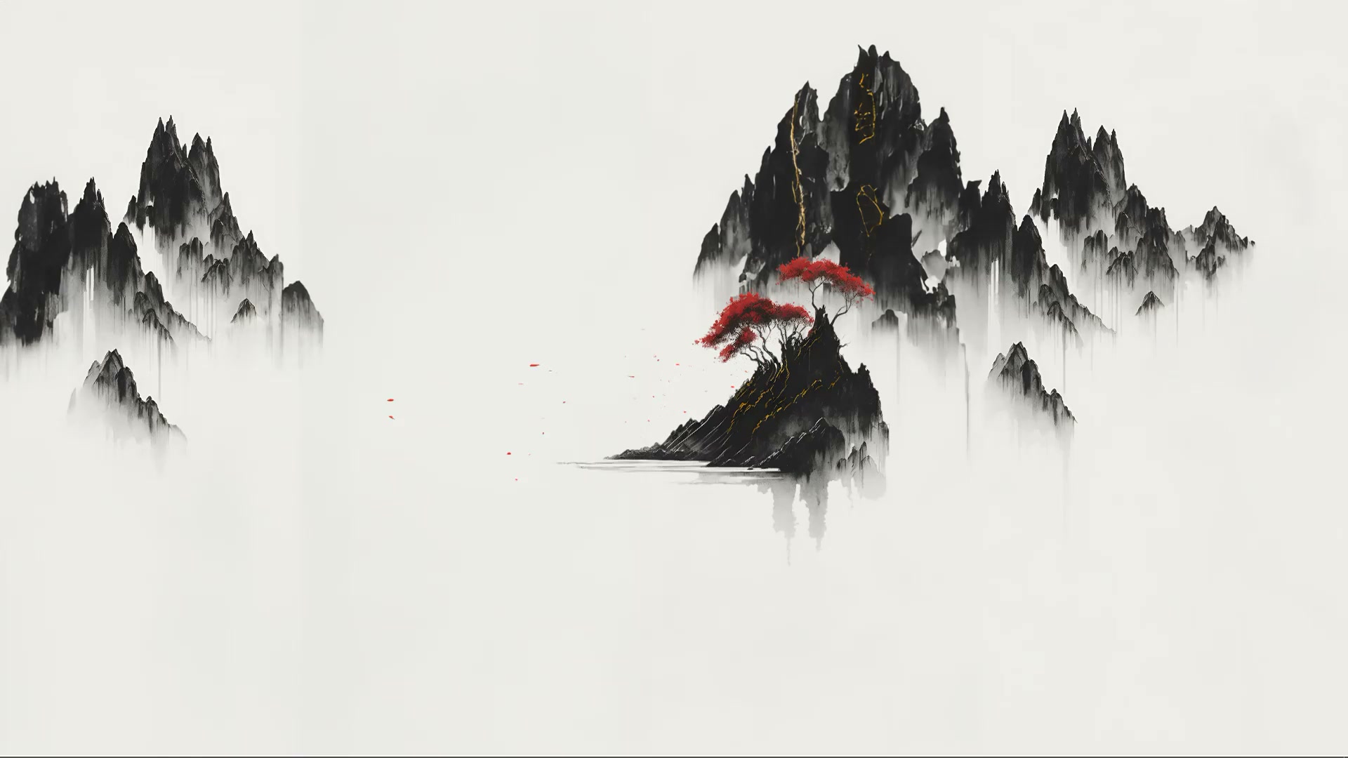 Cold River And Snow Live Wallpaper