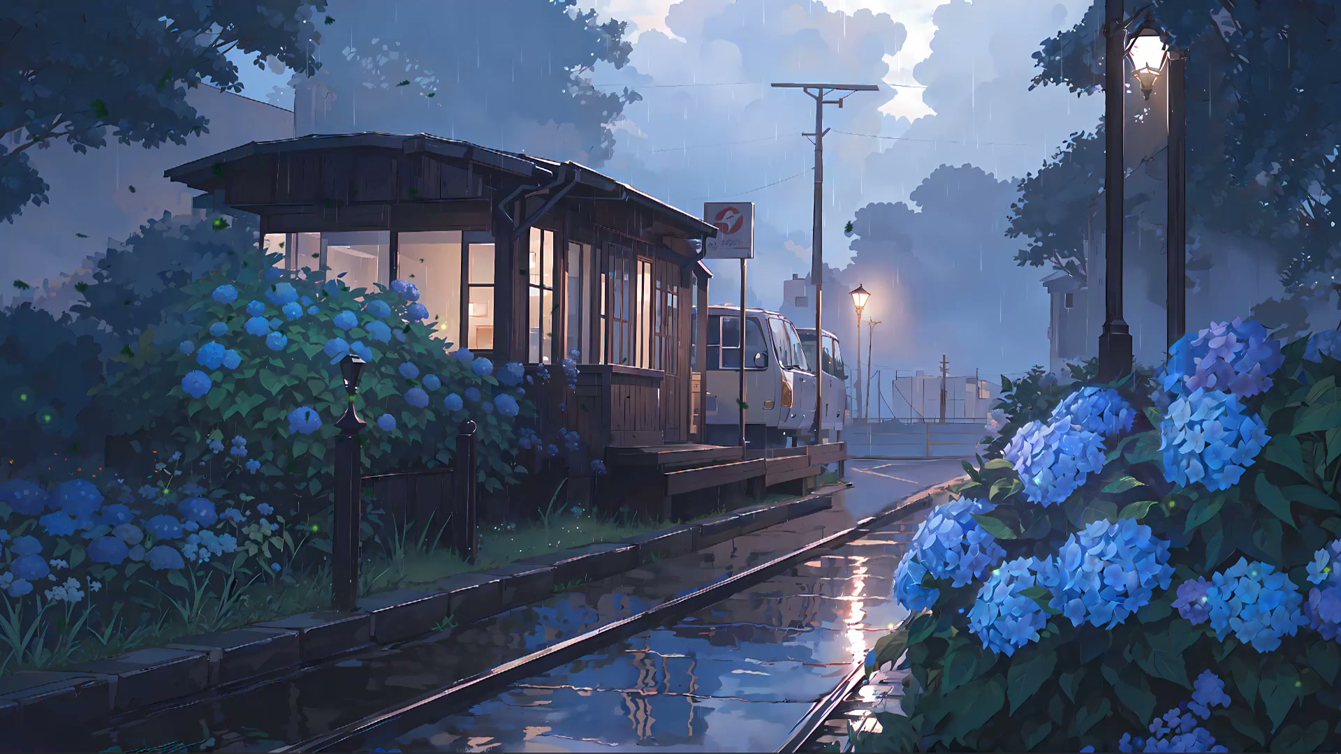 Blue Scenery Live Wallpaper