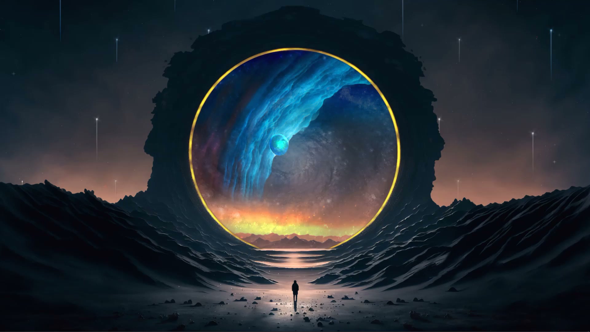 Space Portal HD Live Wallpaper