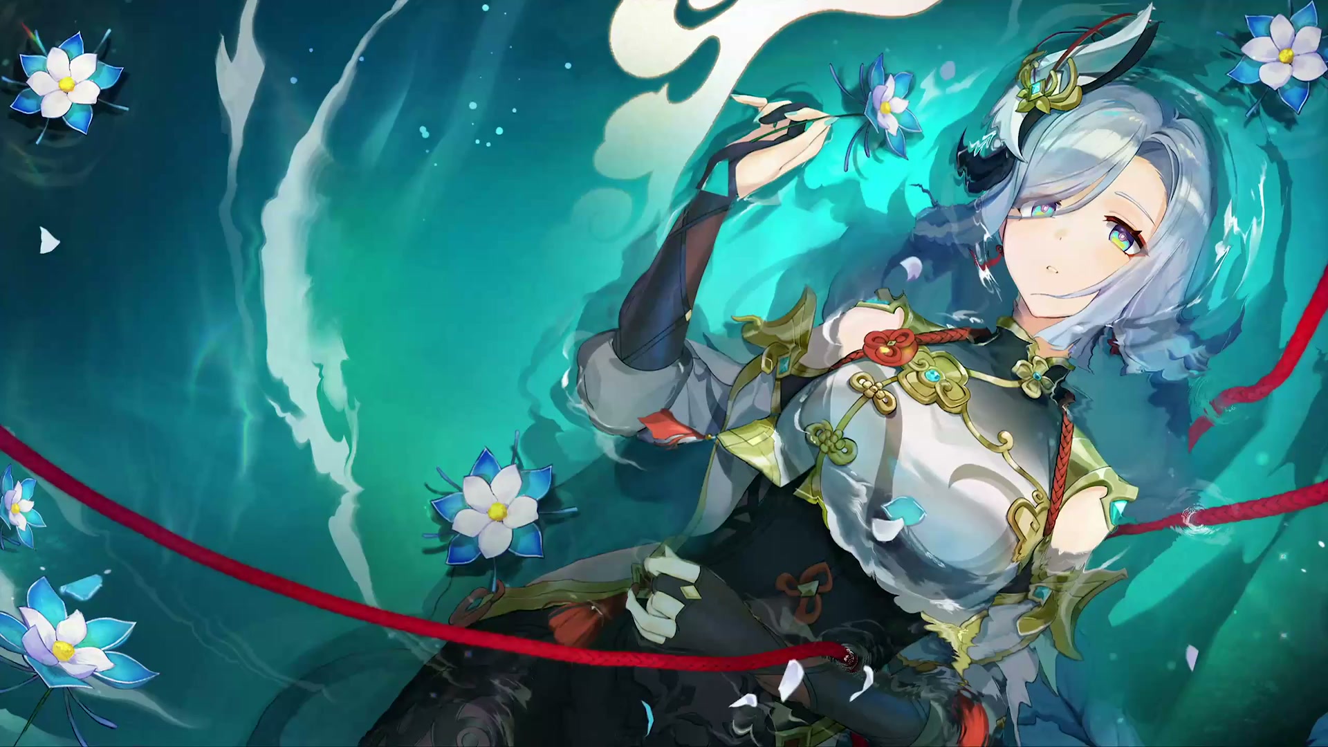 Genshin Impact Shenhe Live Wallpaper