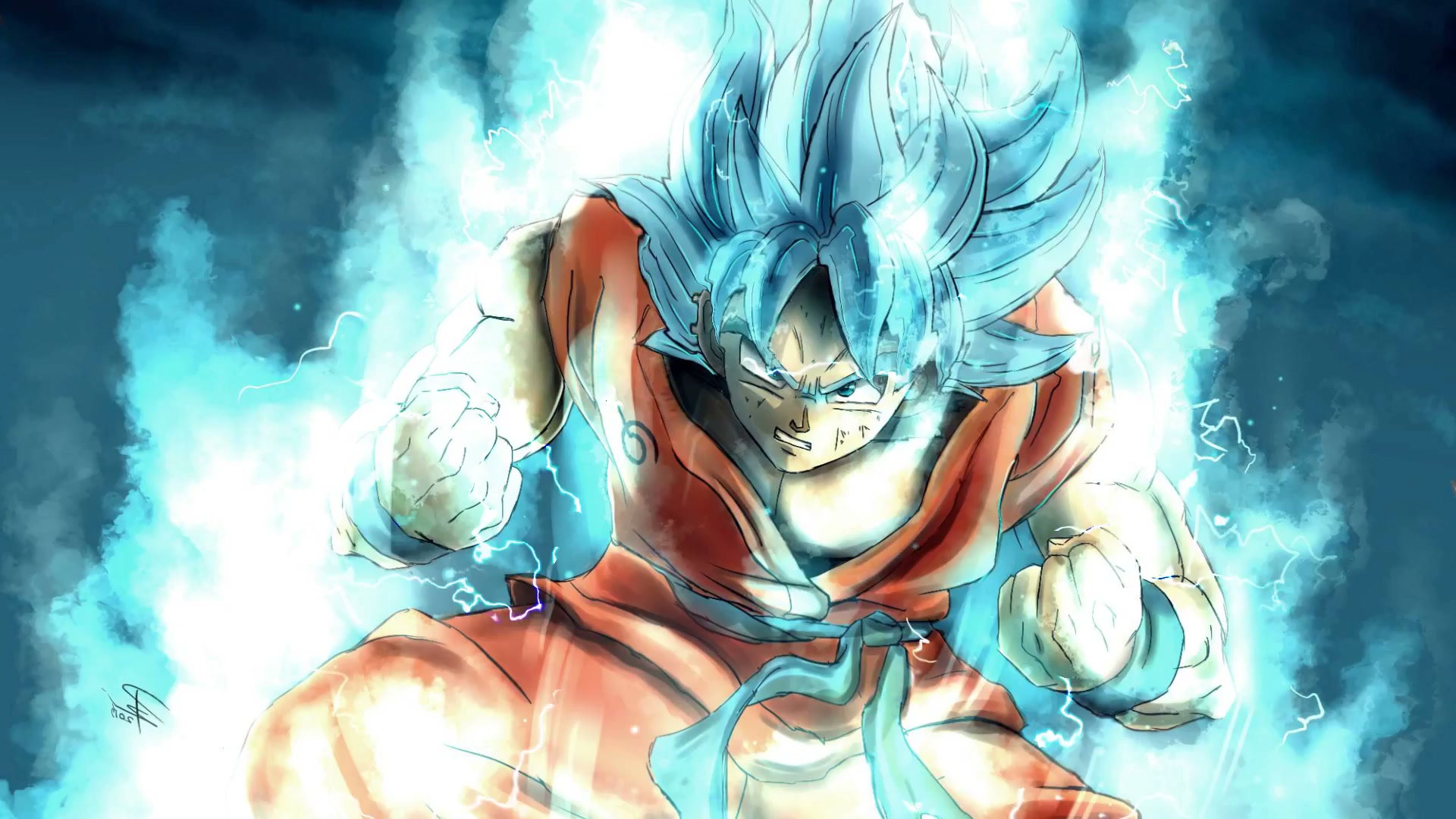 Goku Ssj Blue Live Wallpaper