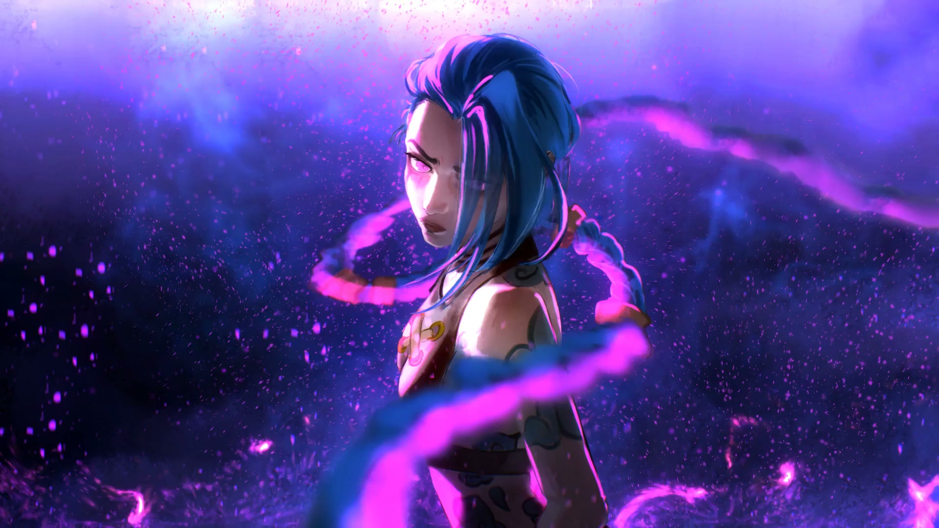 Jinx Arcane League Live Wallpaper