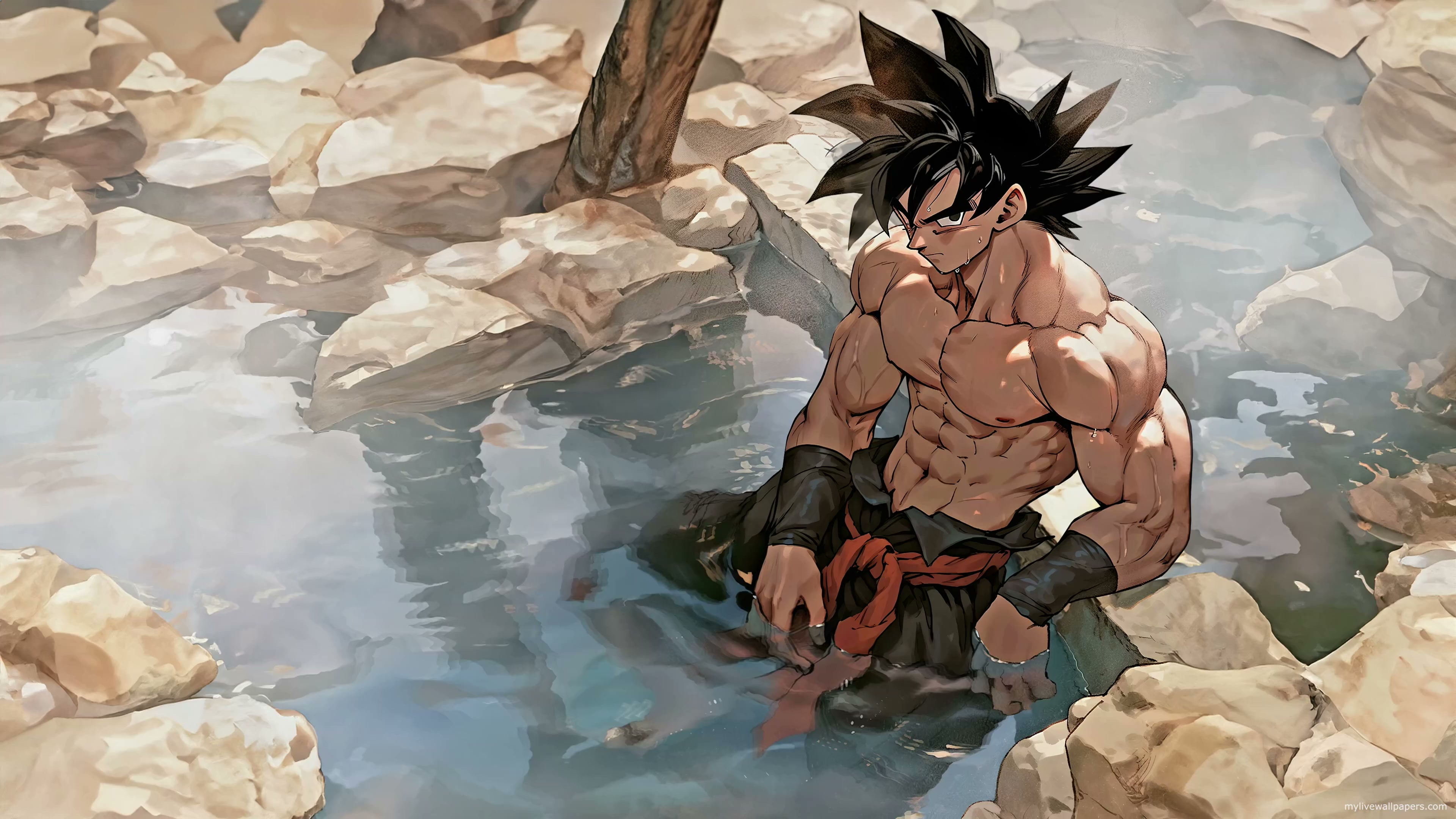 Goku Relax 4K Live Wallpaper