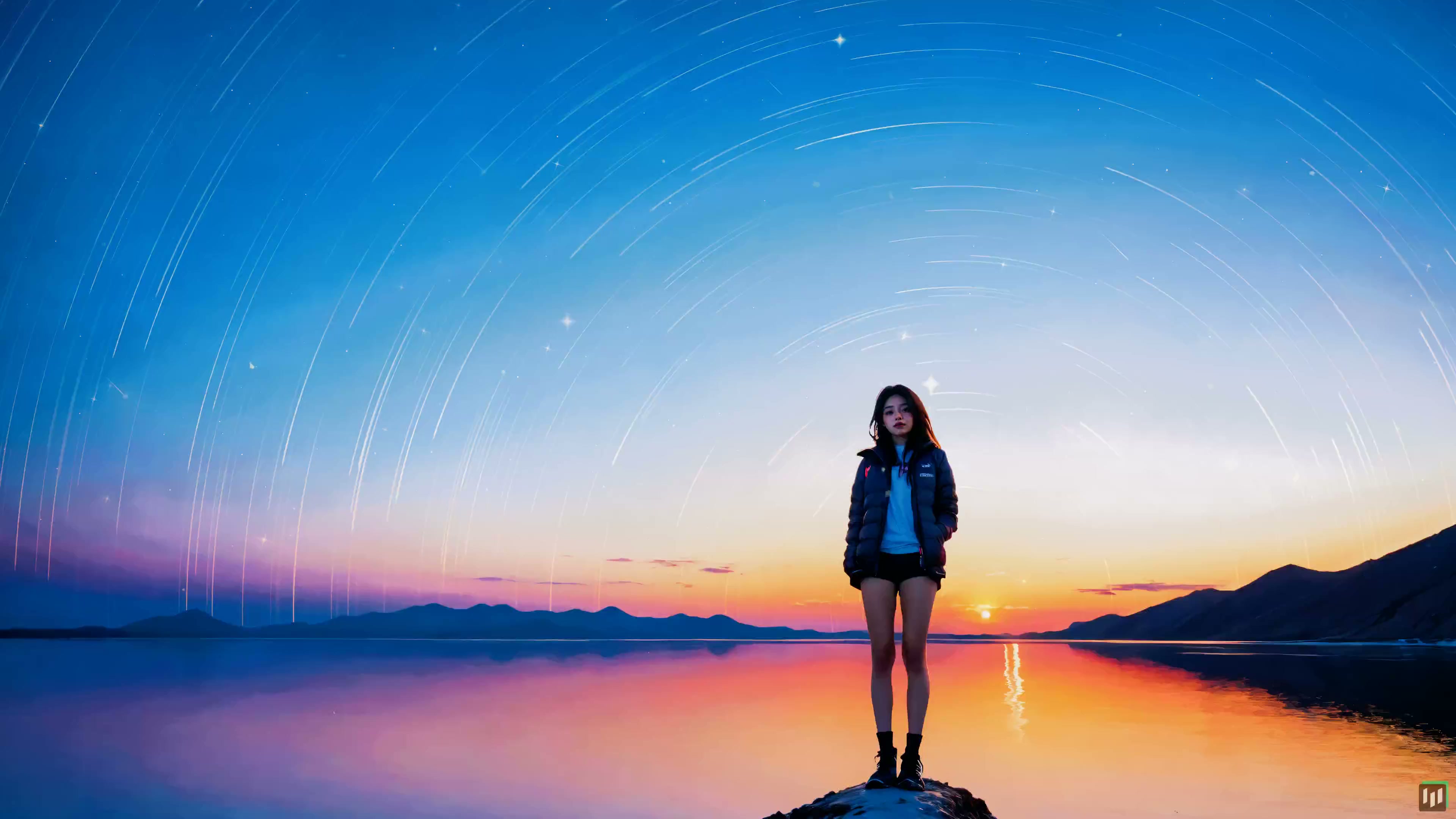 Trip at Sunset Remastered 4K Live Wallpaper