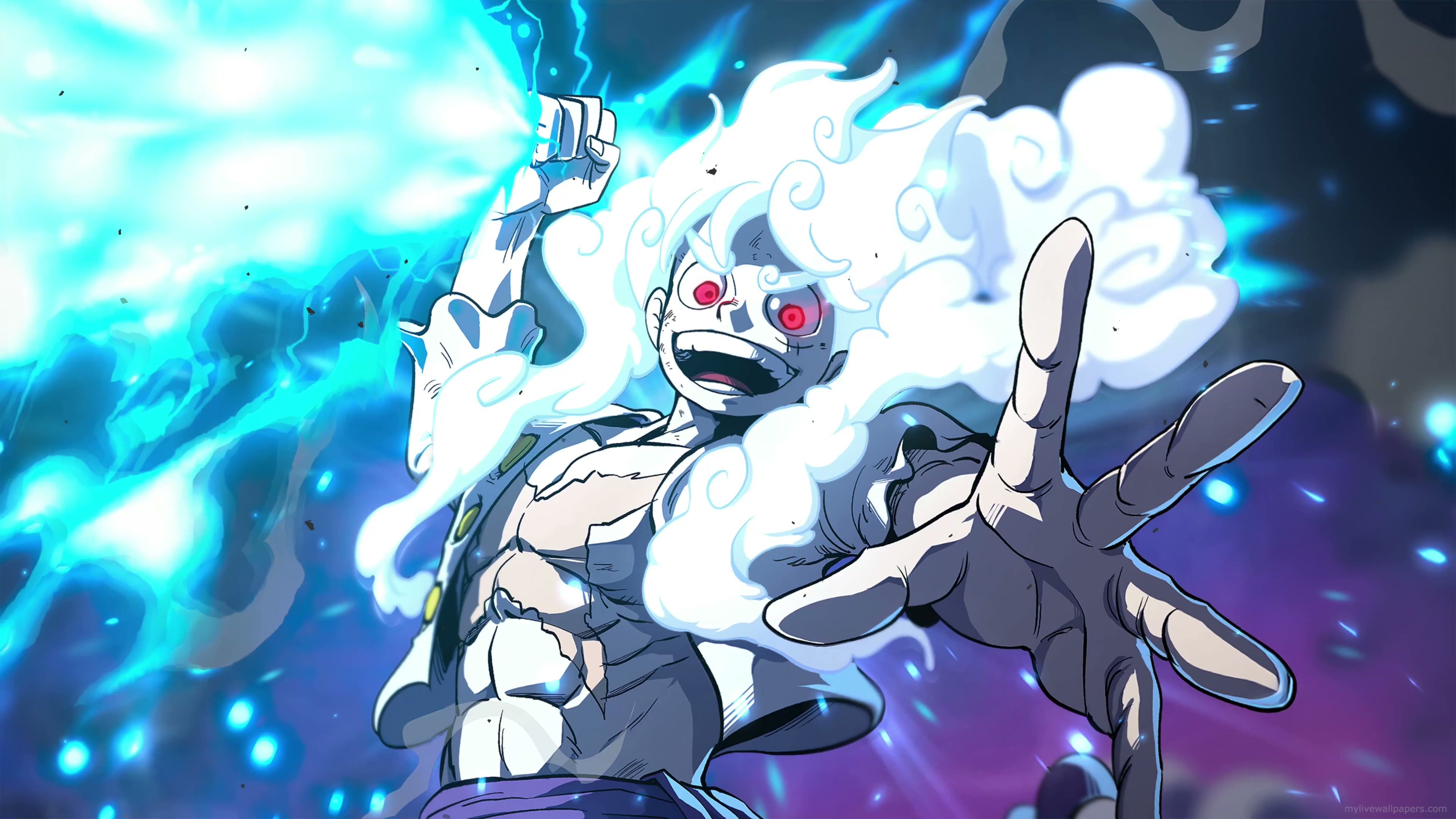 Luffy Gear 5 Strike Live Wallpaper