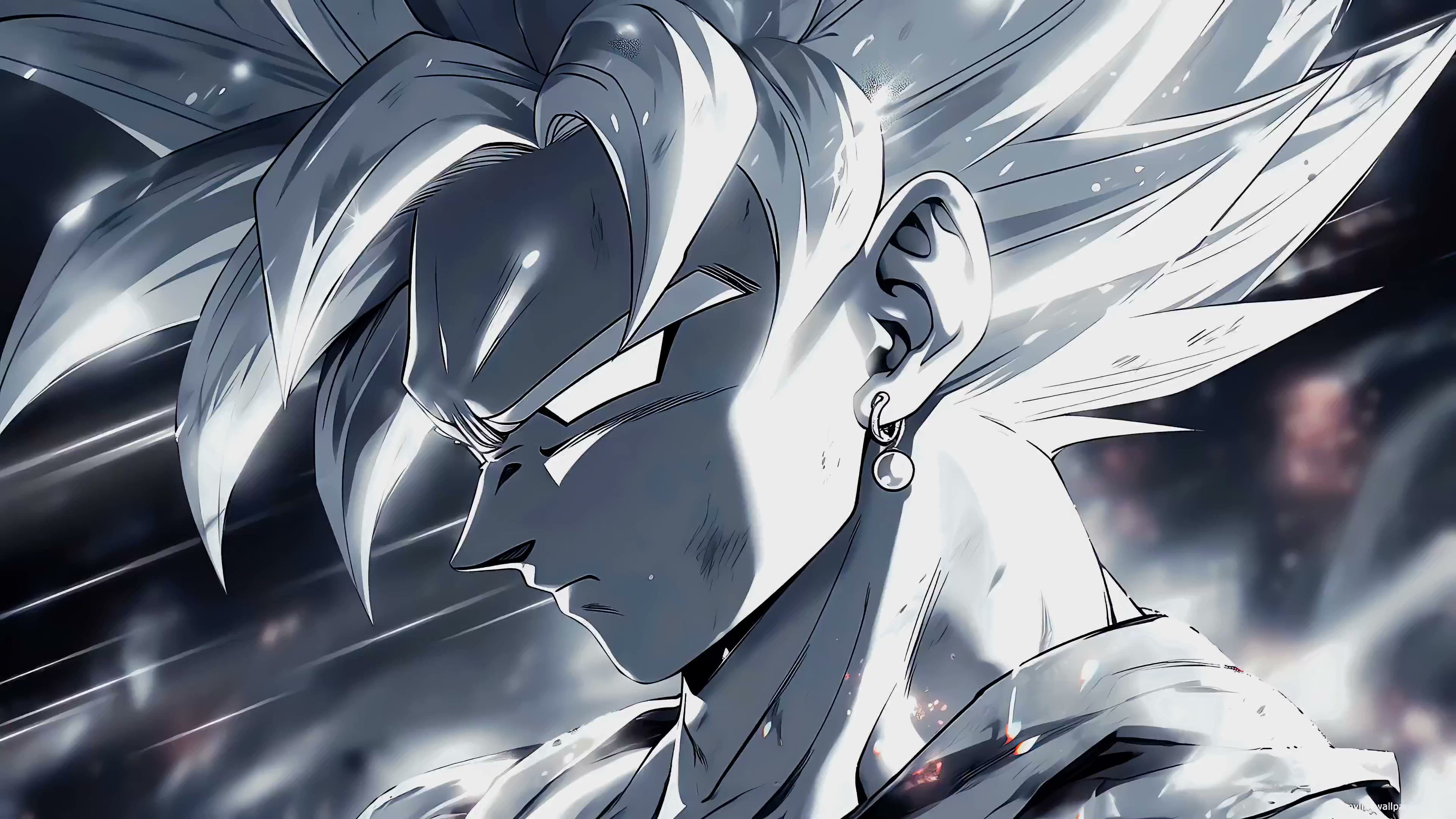 Dragon Ball Silver Goku Live Wallpaper