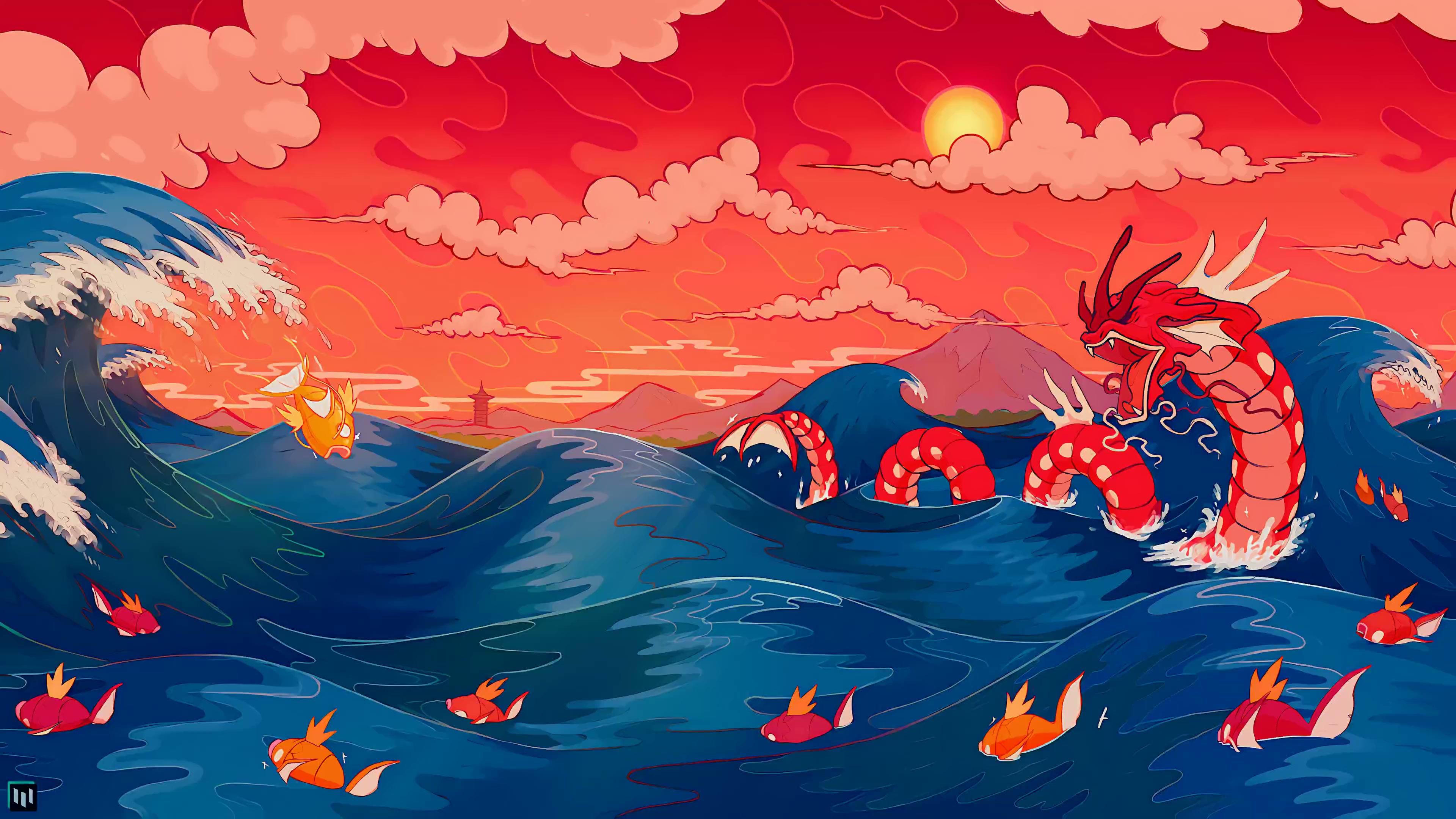 Pokemon Lake of Rage Live Wallpaper