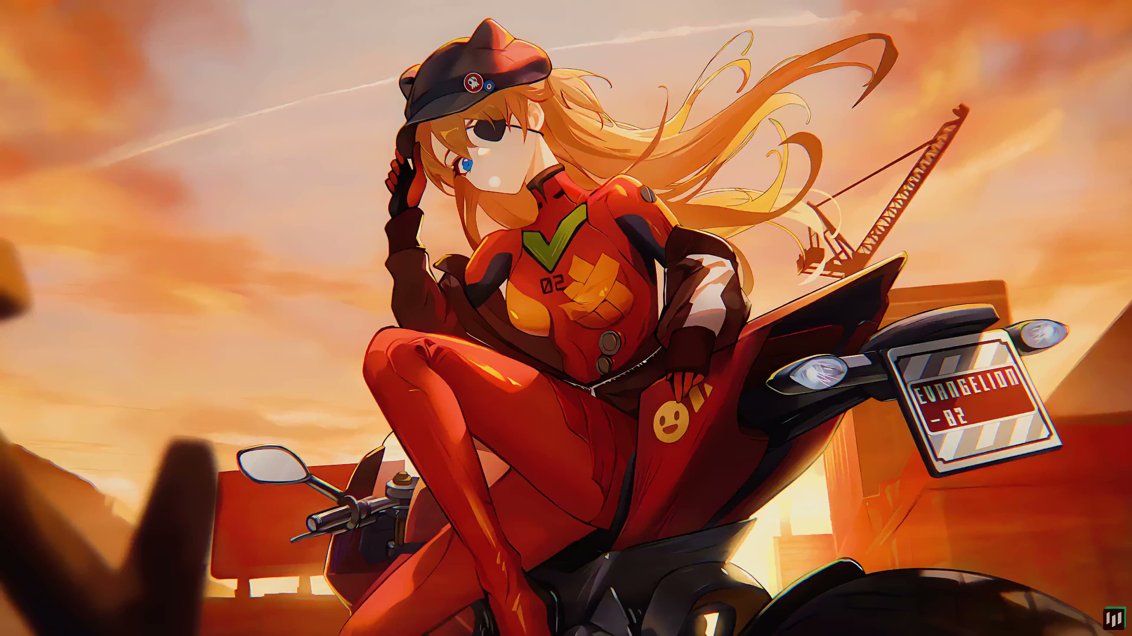 Asuka Evangelion Live Wallpaper