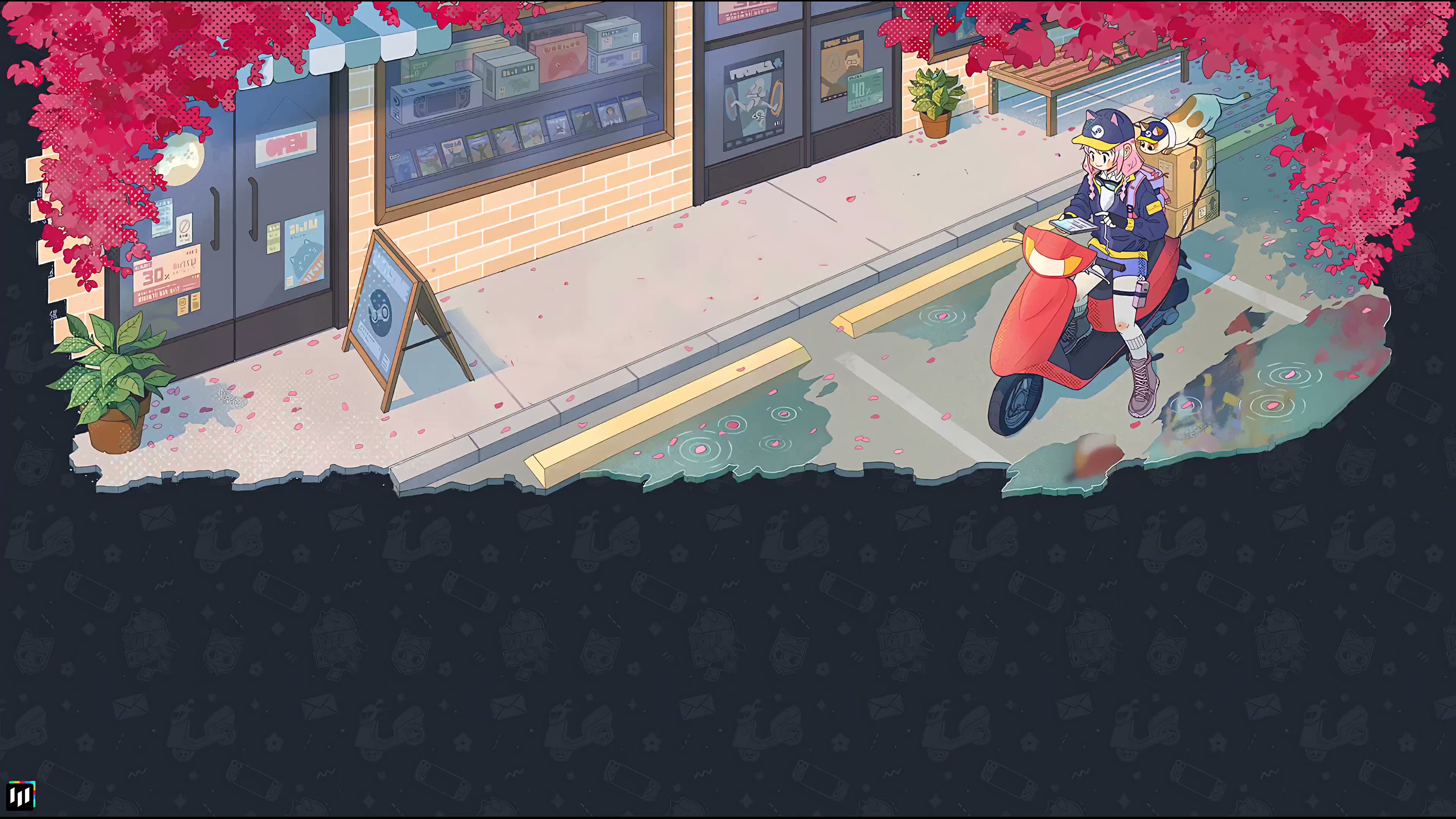 Steam Spring Live Wallpaper