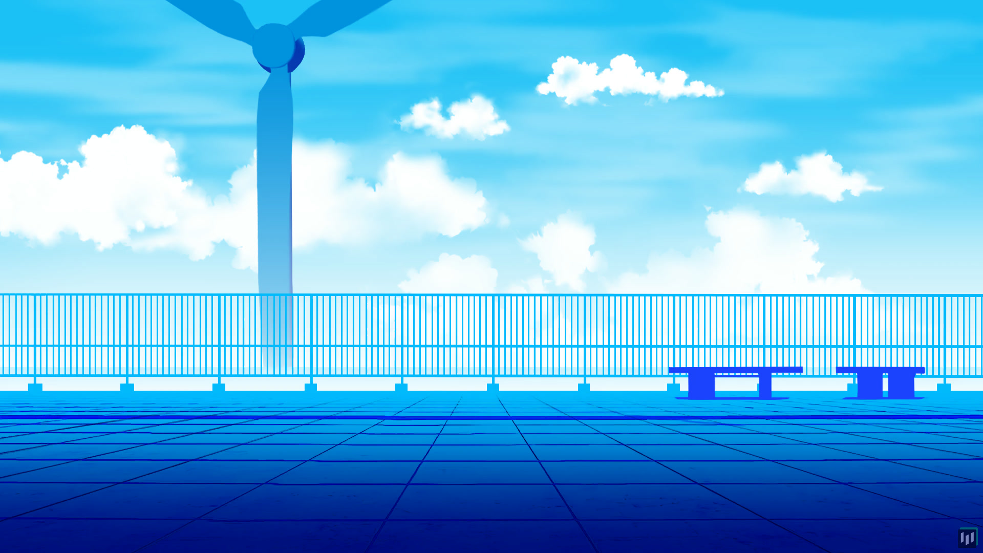 Gekkoukan Rooftop - Persona 3 Live Wallpaper