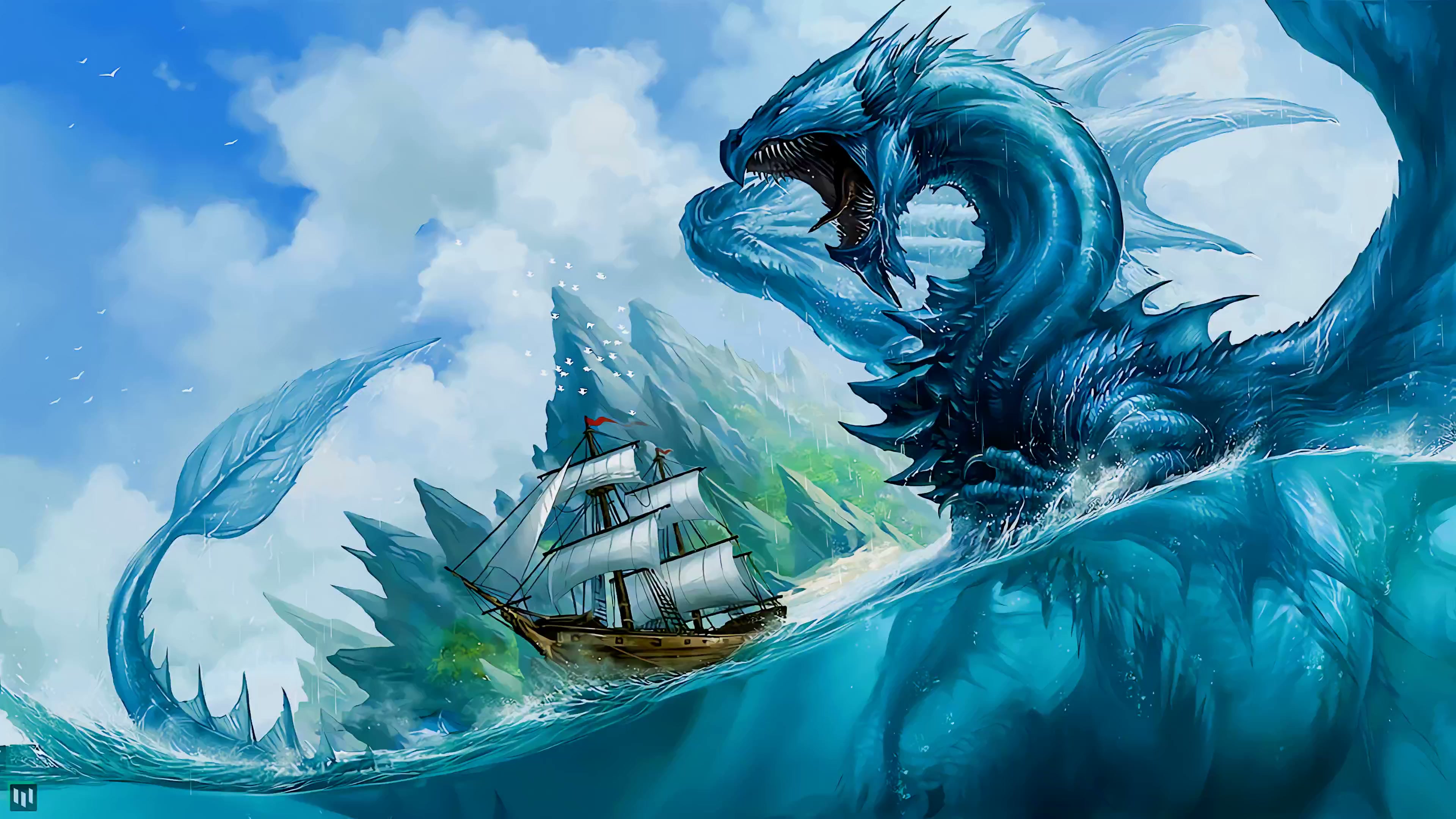 Dragon - Lord of the Seas Live Wallpaper