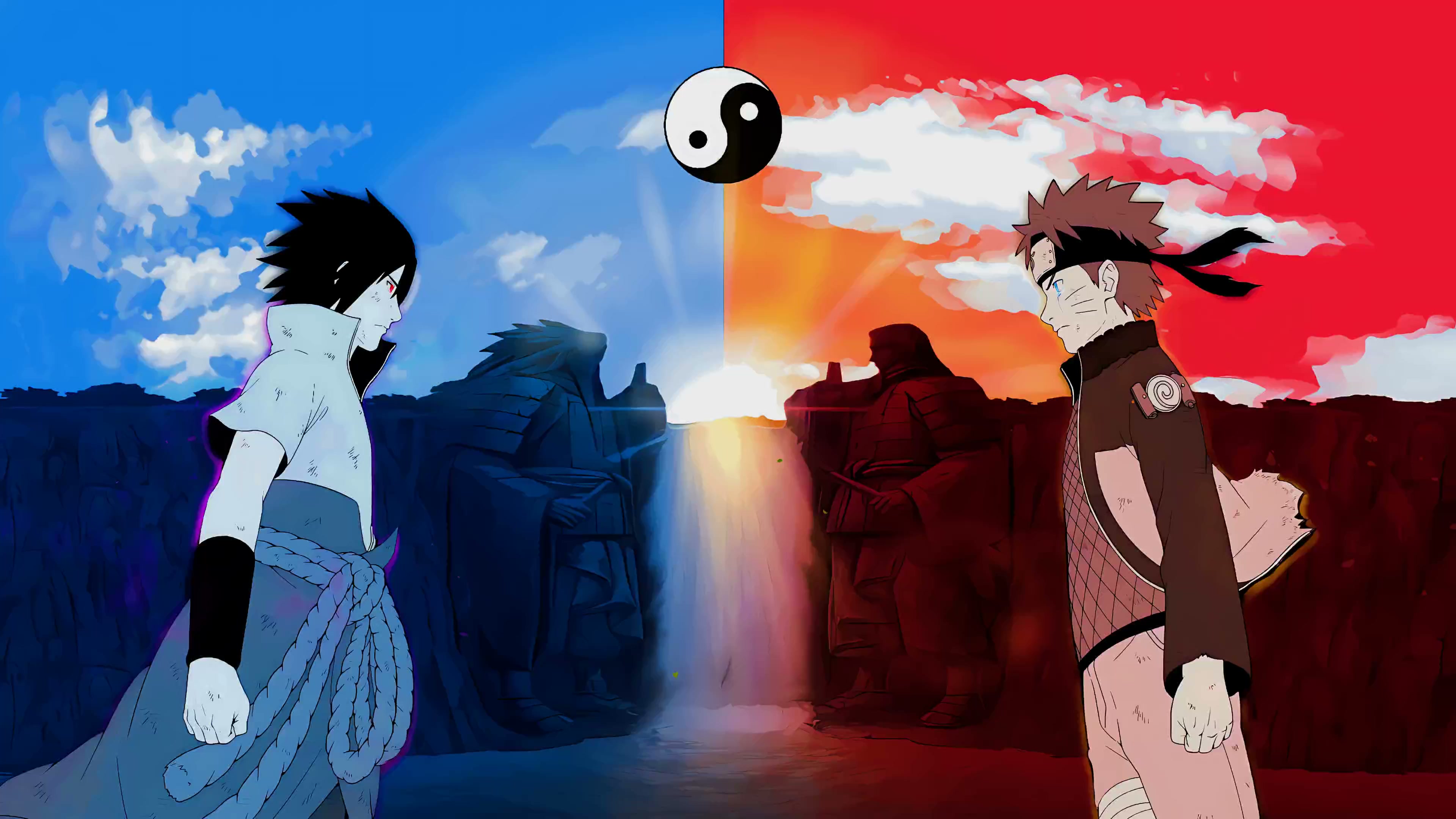 Epic Duel: Naruto vs Sasuke - Live Wallpaper