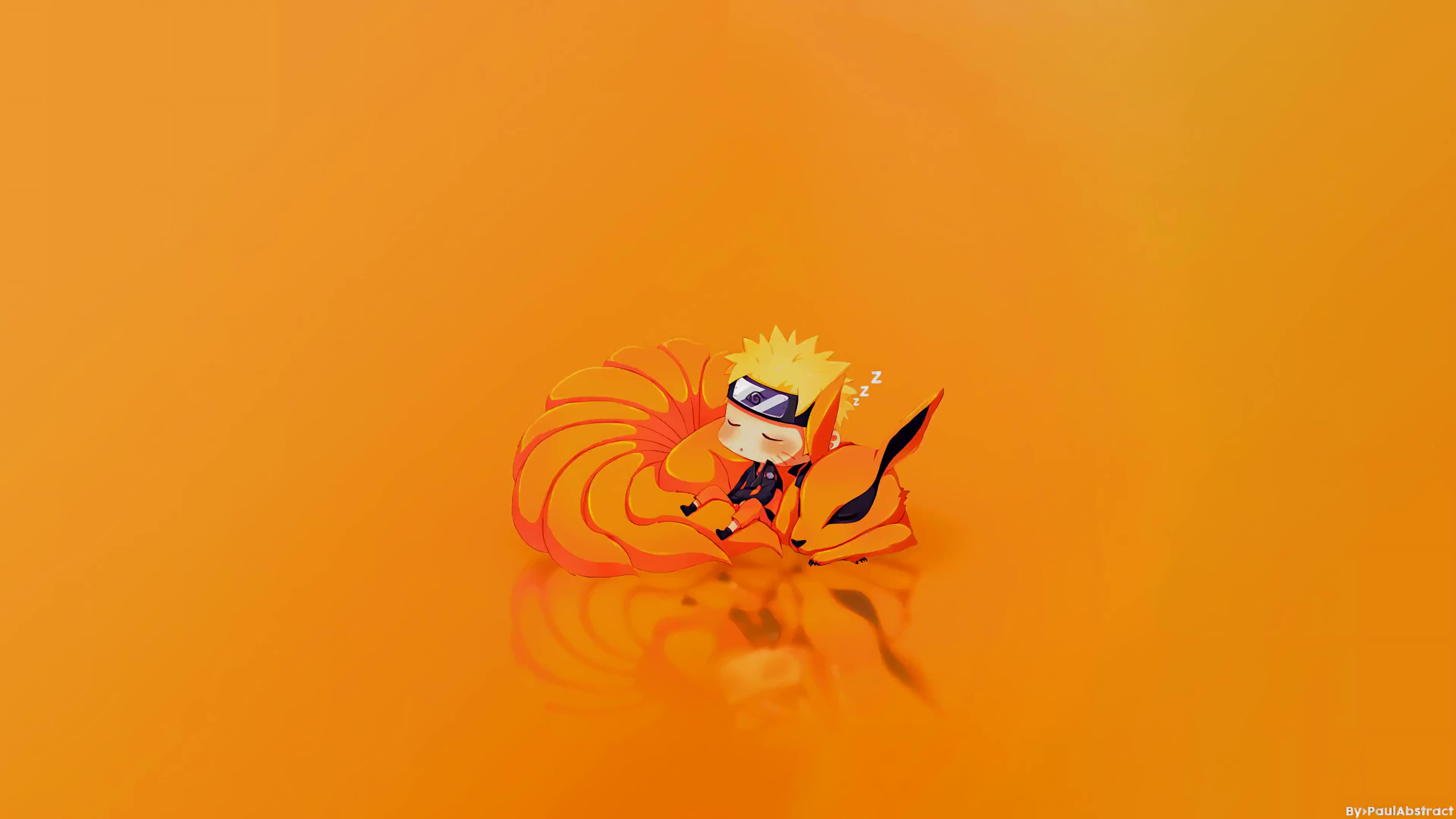 Chibi Naruto With Kurama Live Wallpaper