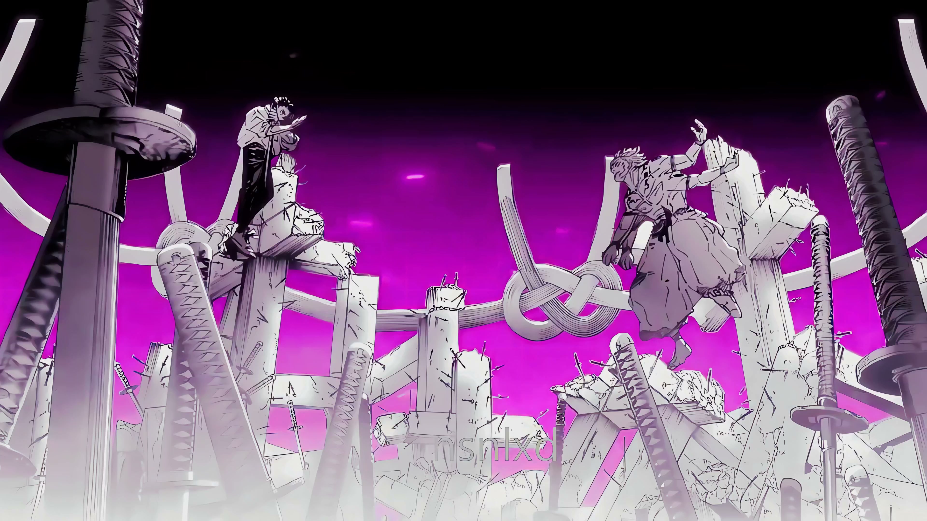Yuta vs Sukuna Live Wallpaper