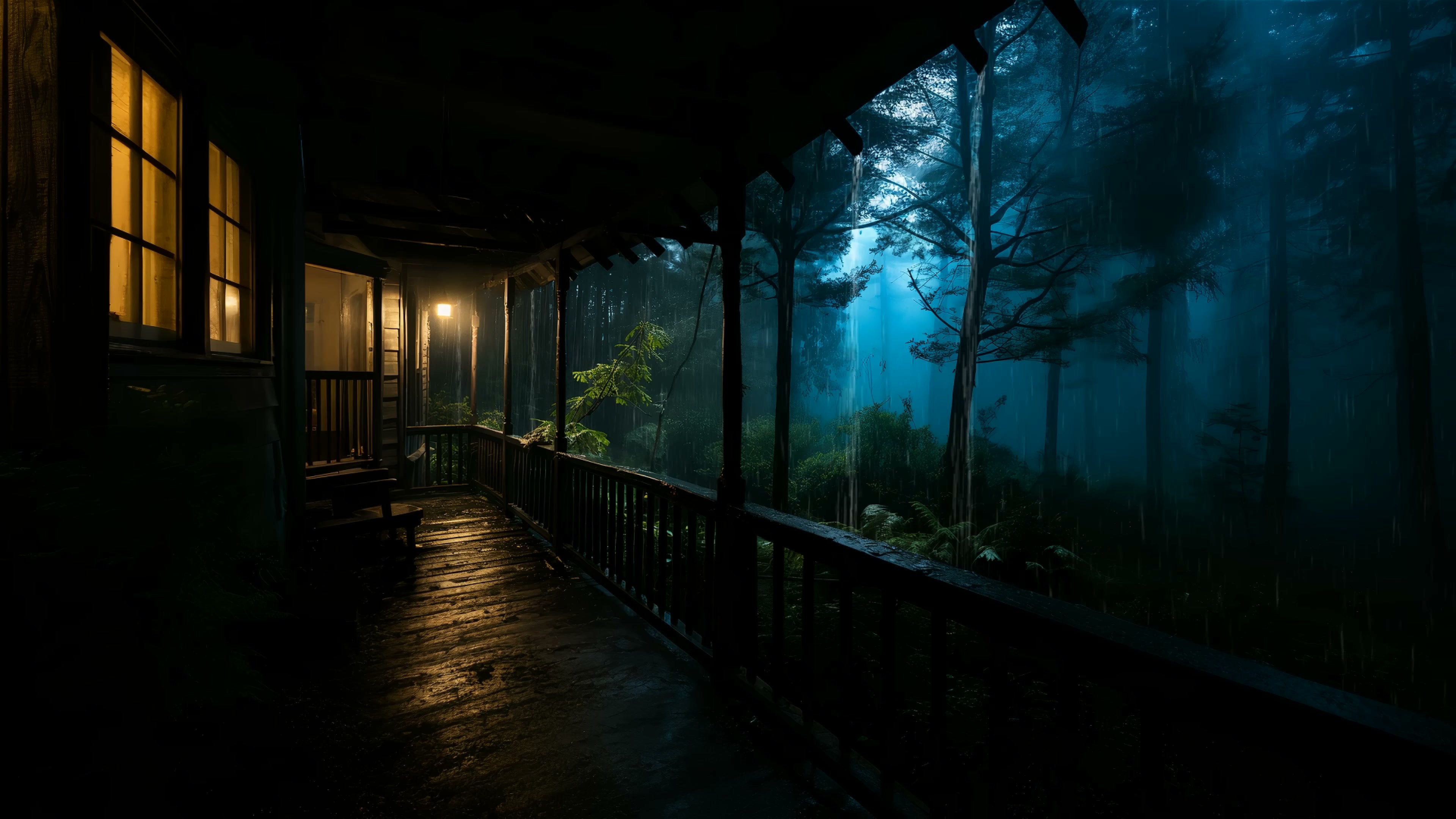 Rainy Forest Ambience Live Wallpaper
