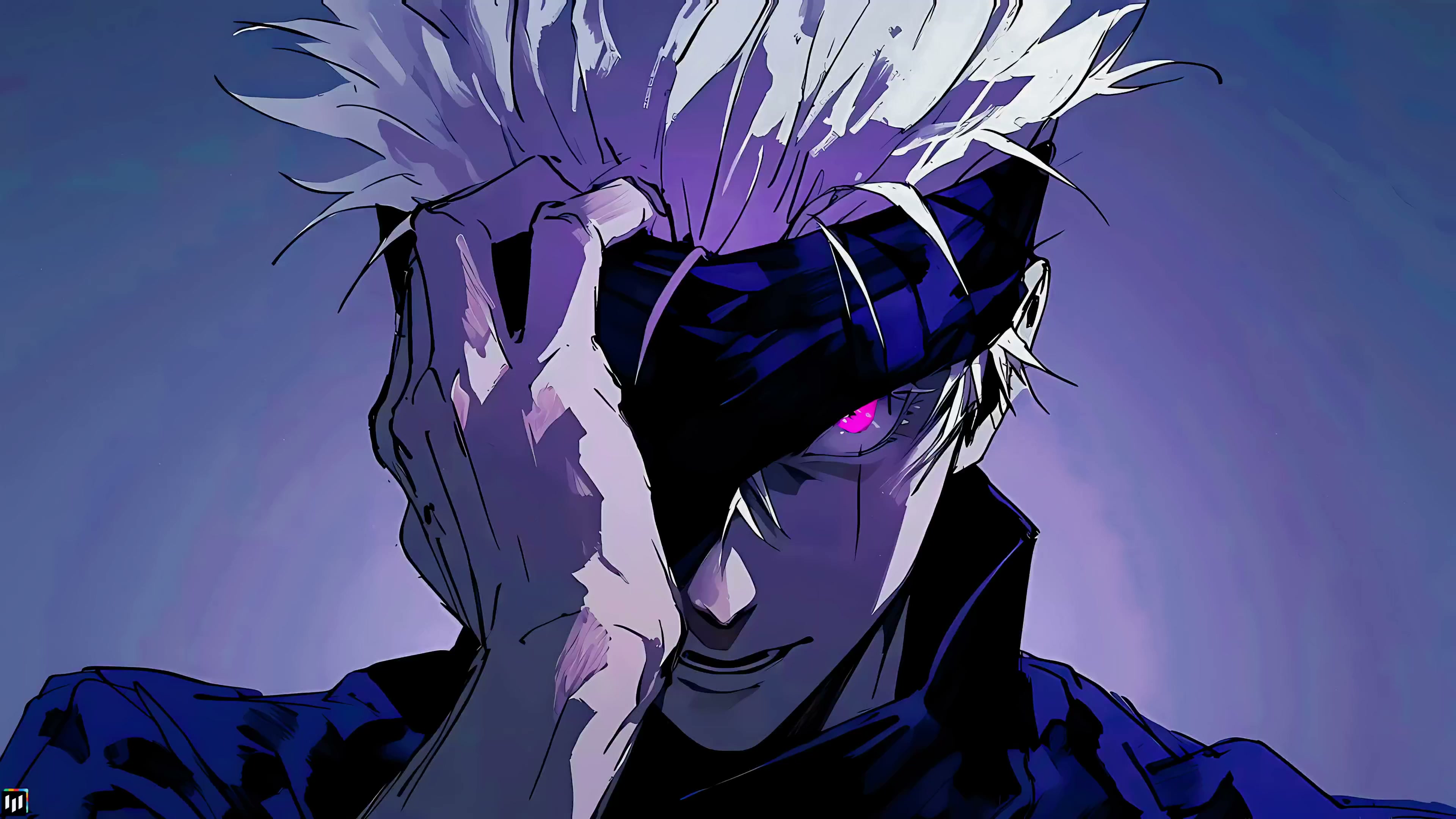 Unleashed Fury: Satoru Gojo Live Wallpaper
