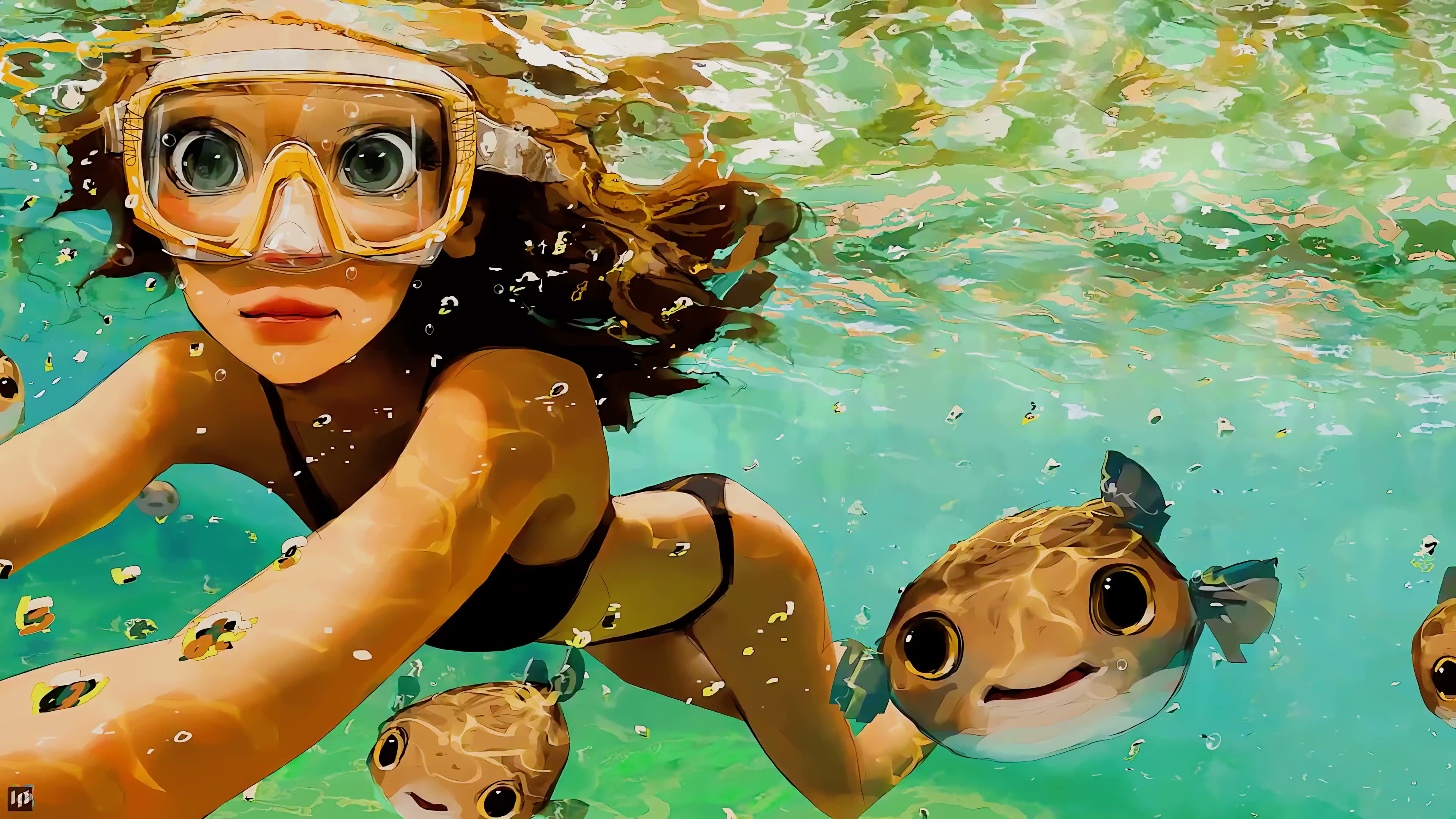 Ocean Girl Live Wallpaper