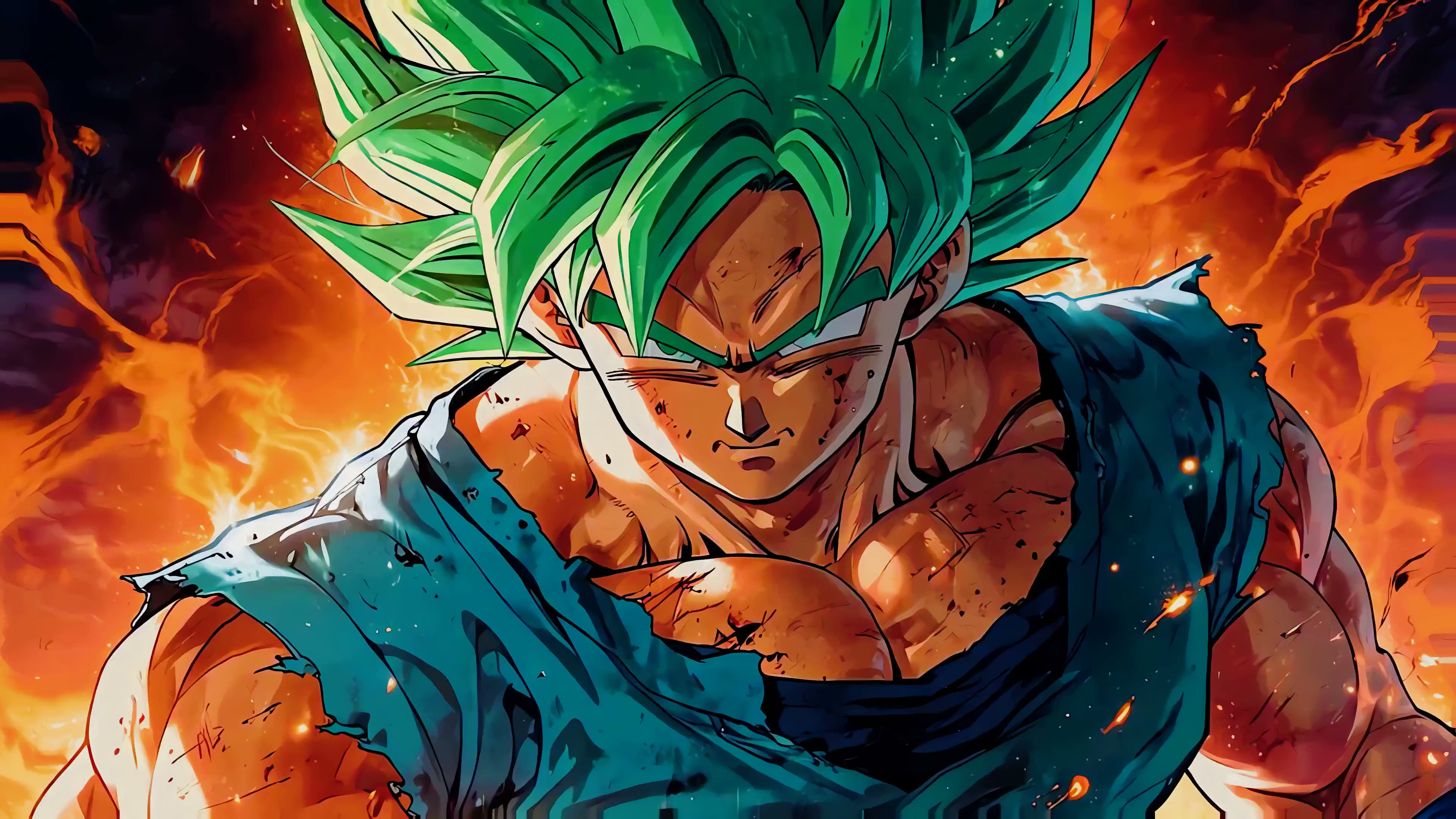 Goku Green Live Wallpaper