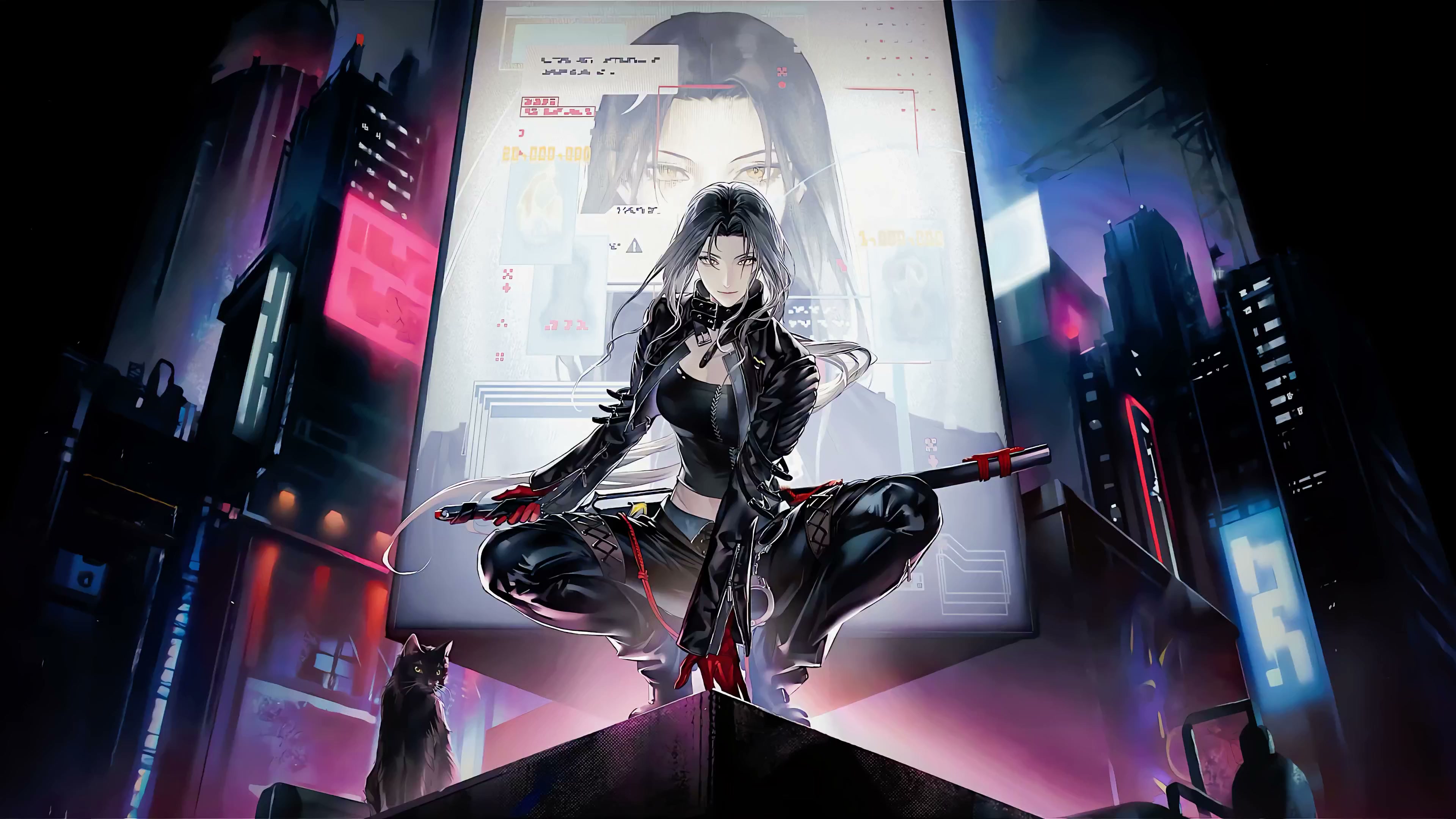 Cyber City - Samurai Live Wallpaper