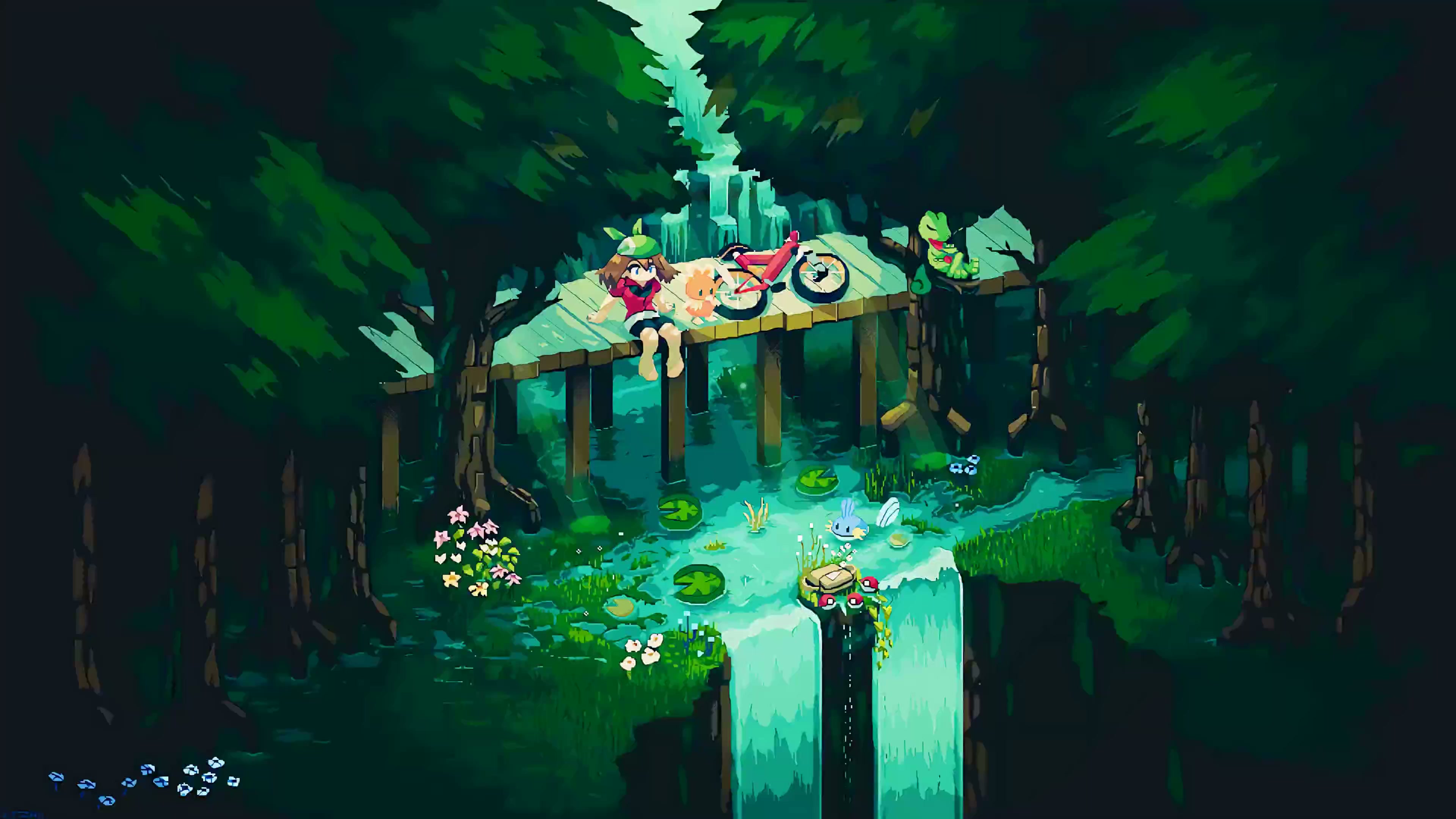 Pixel Forest Live Wallpaper