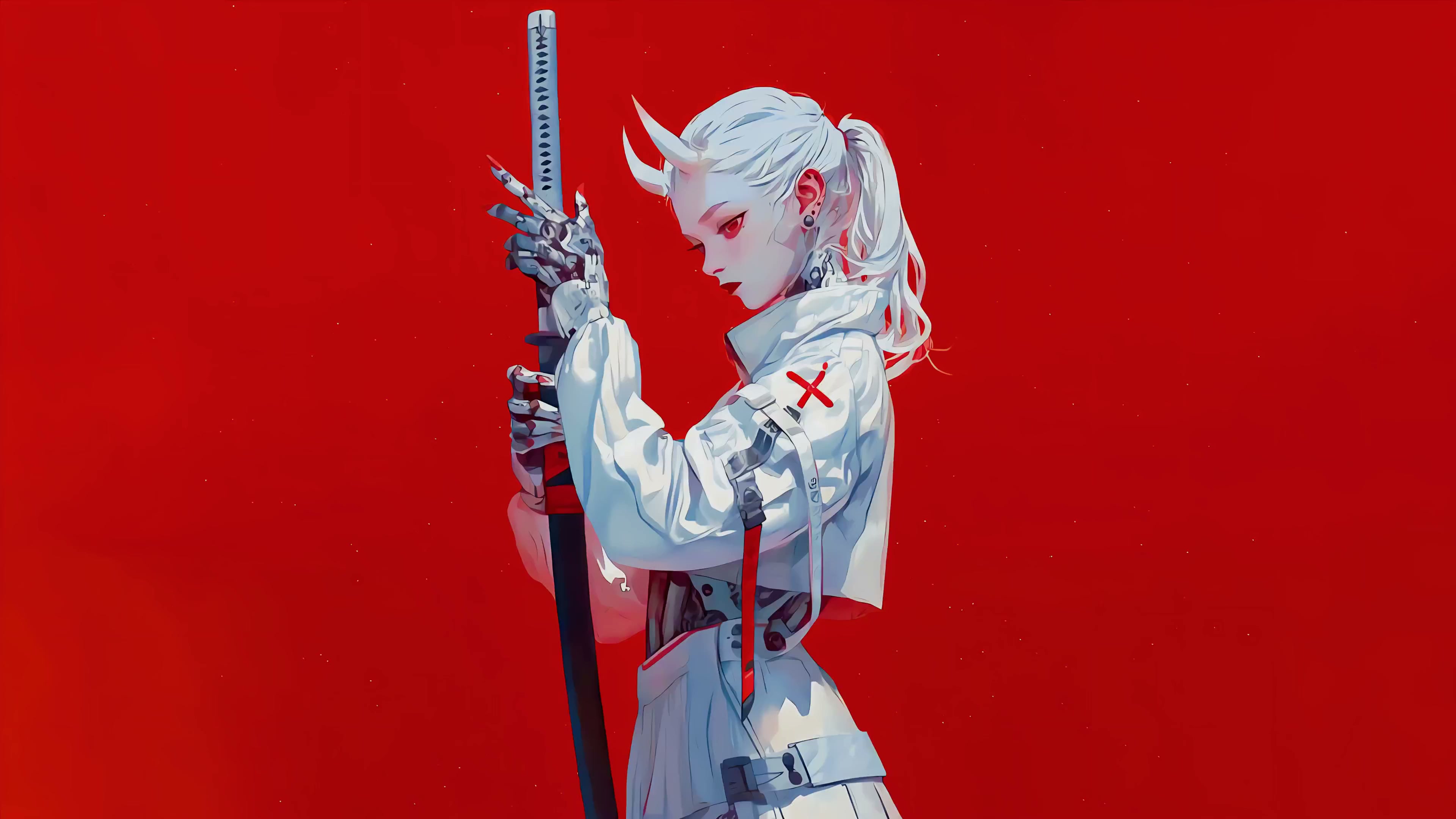 Cyber Oni Samurai Live Wallpaper