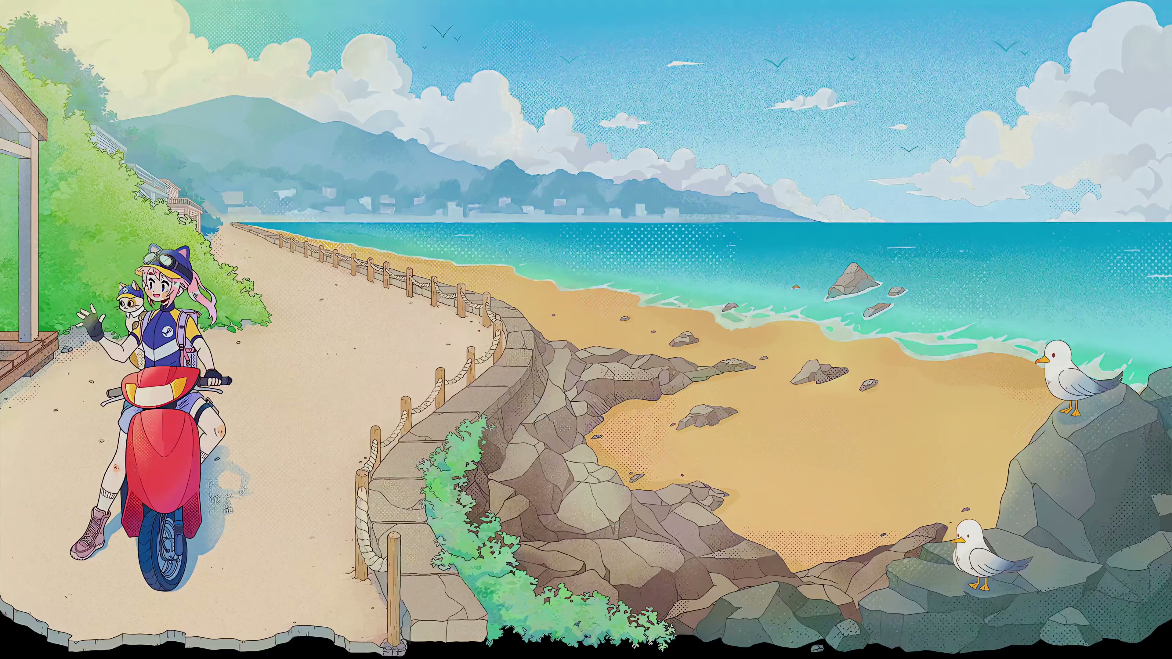 Steam Summer Live Wallpaper
