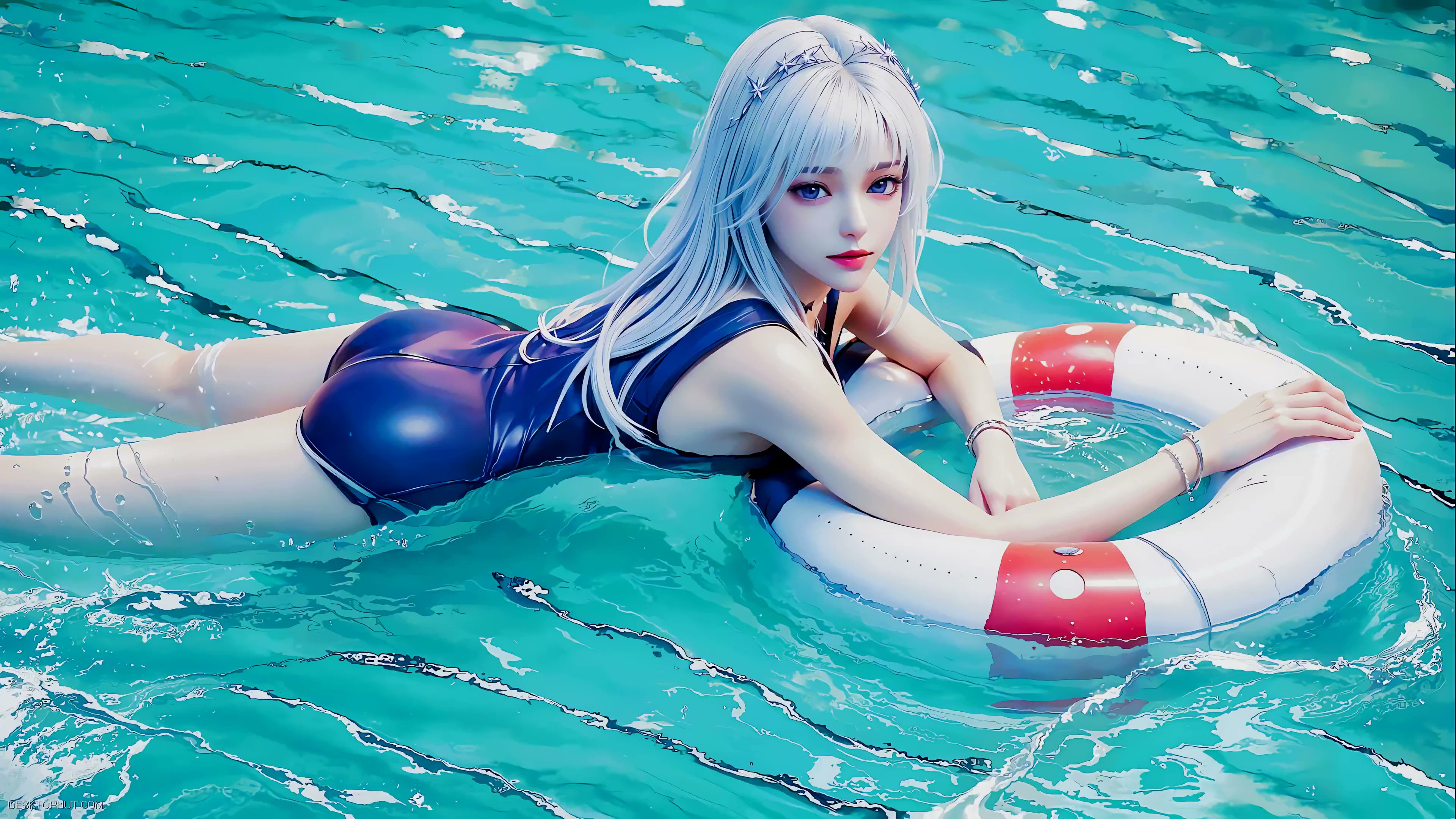 Pool Girl Live Wallpaper