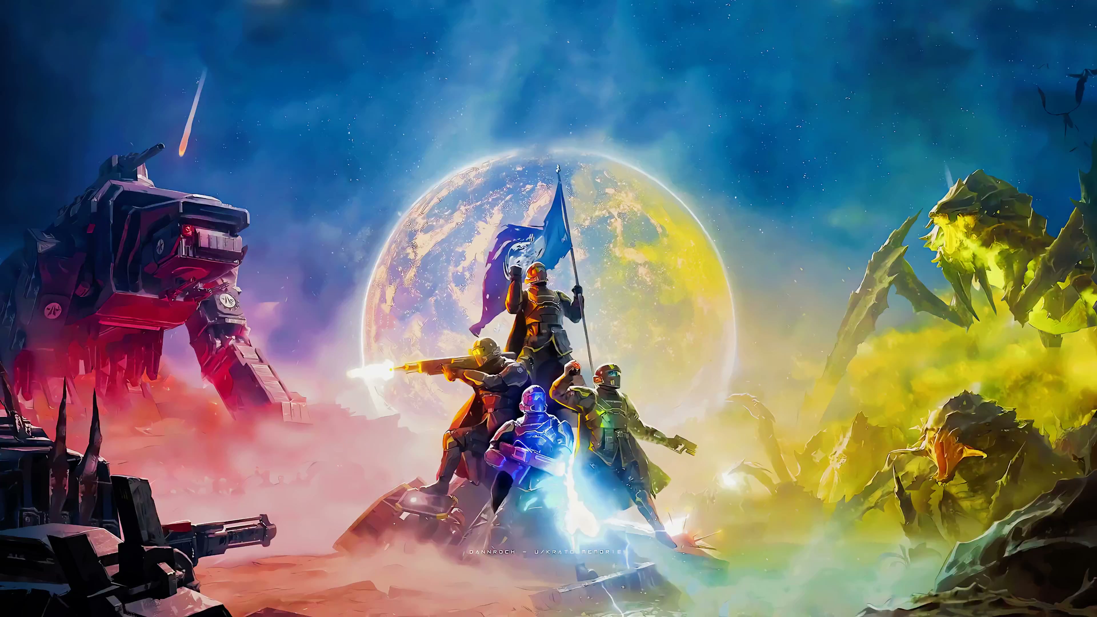 Helldivers 2 Gaming Live Wallpaper