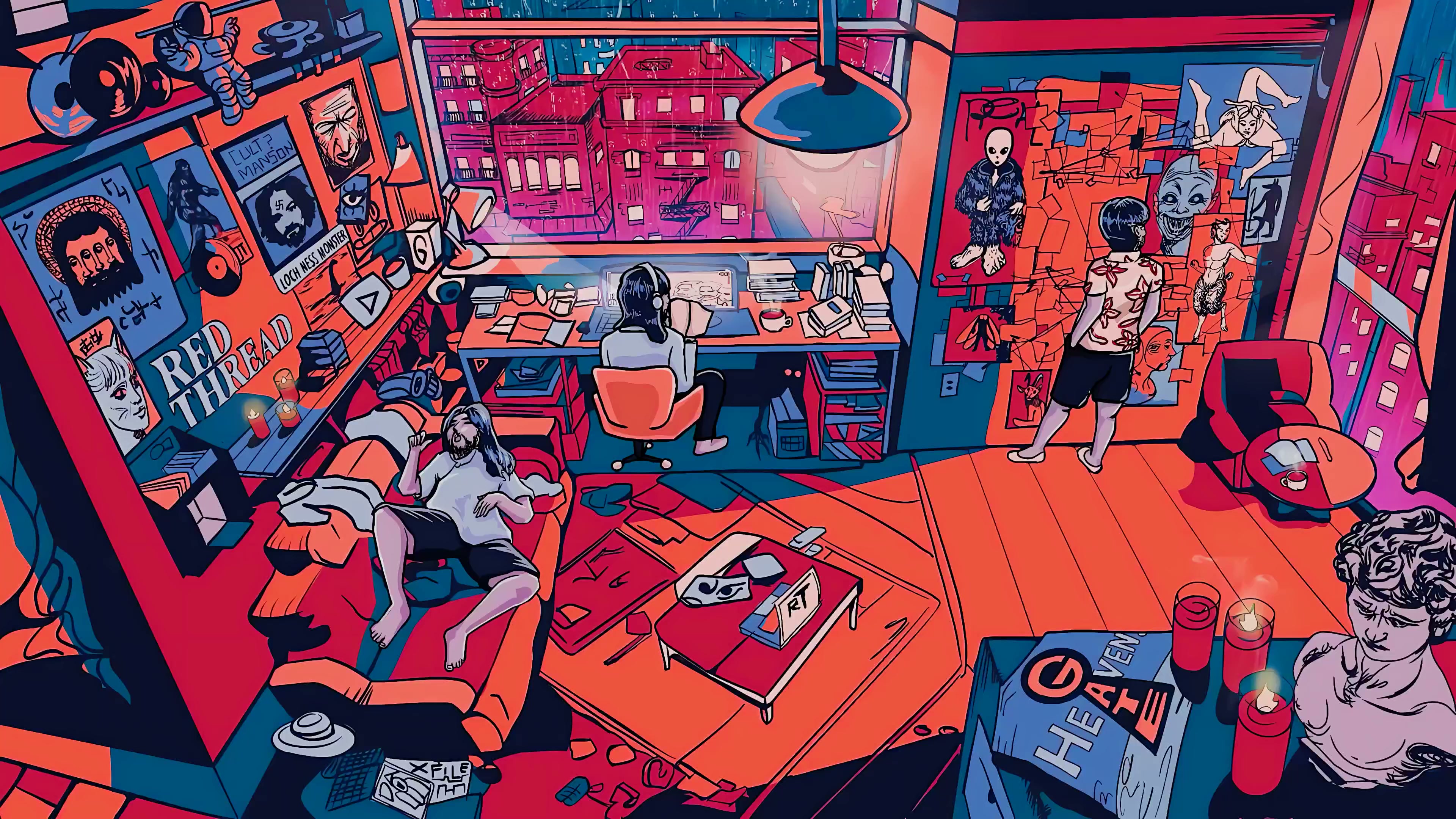 Verge Chill Beats Lofi Live Wallpaper