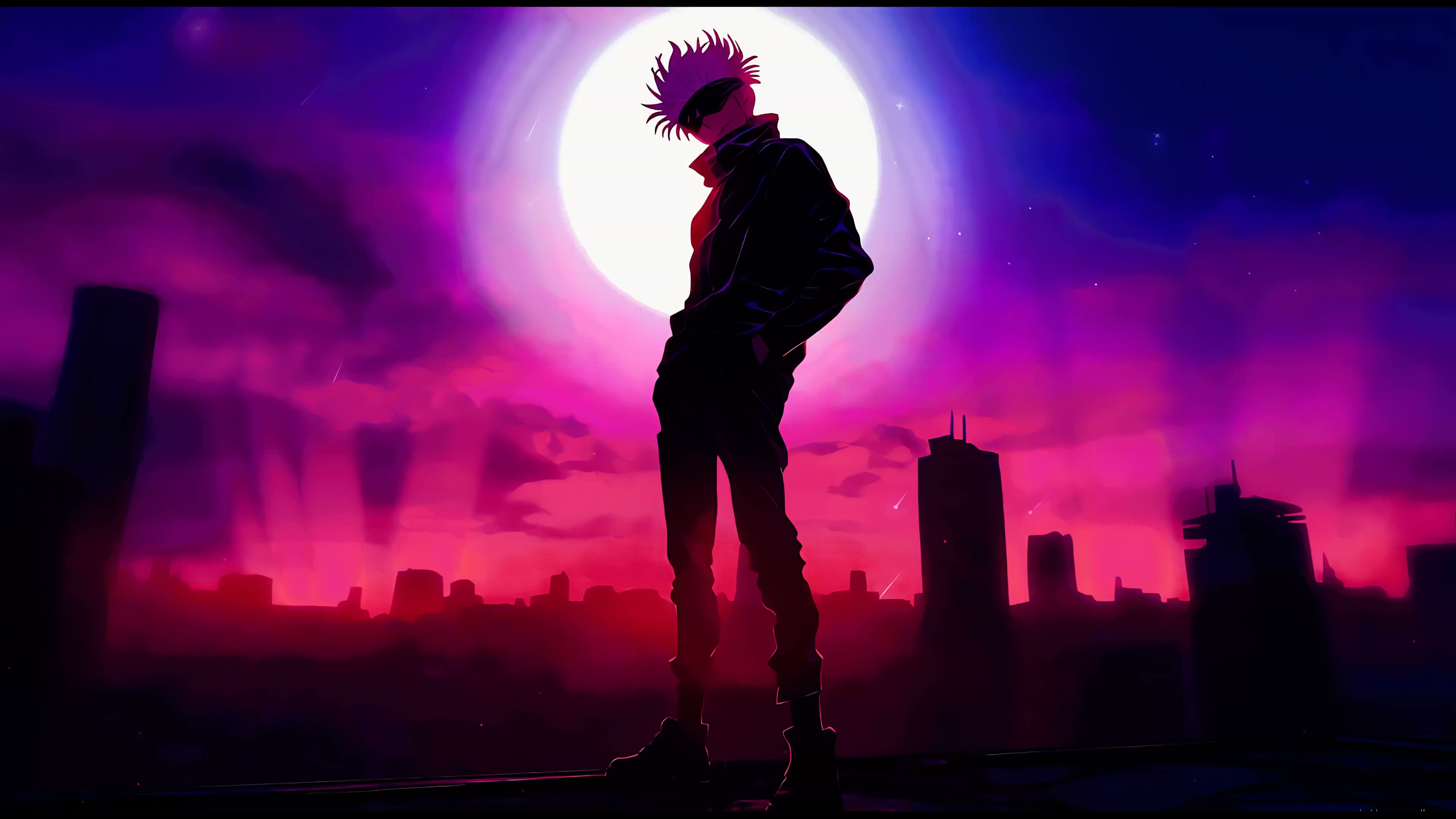 Jujutsu Kaisen: Gojo Night Time Live Wallpaper