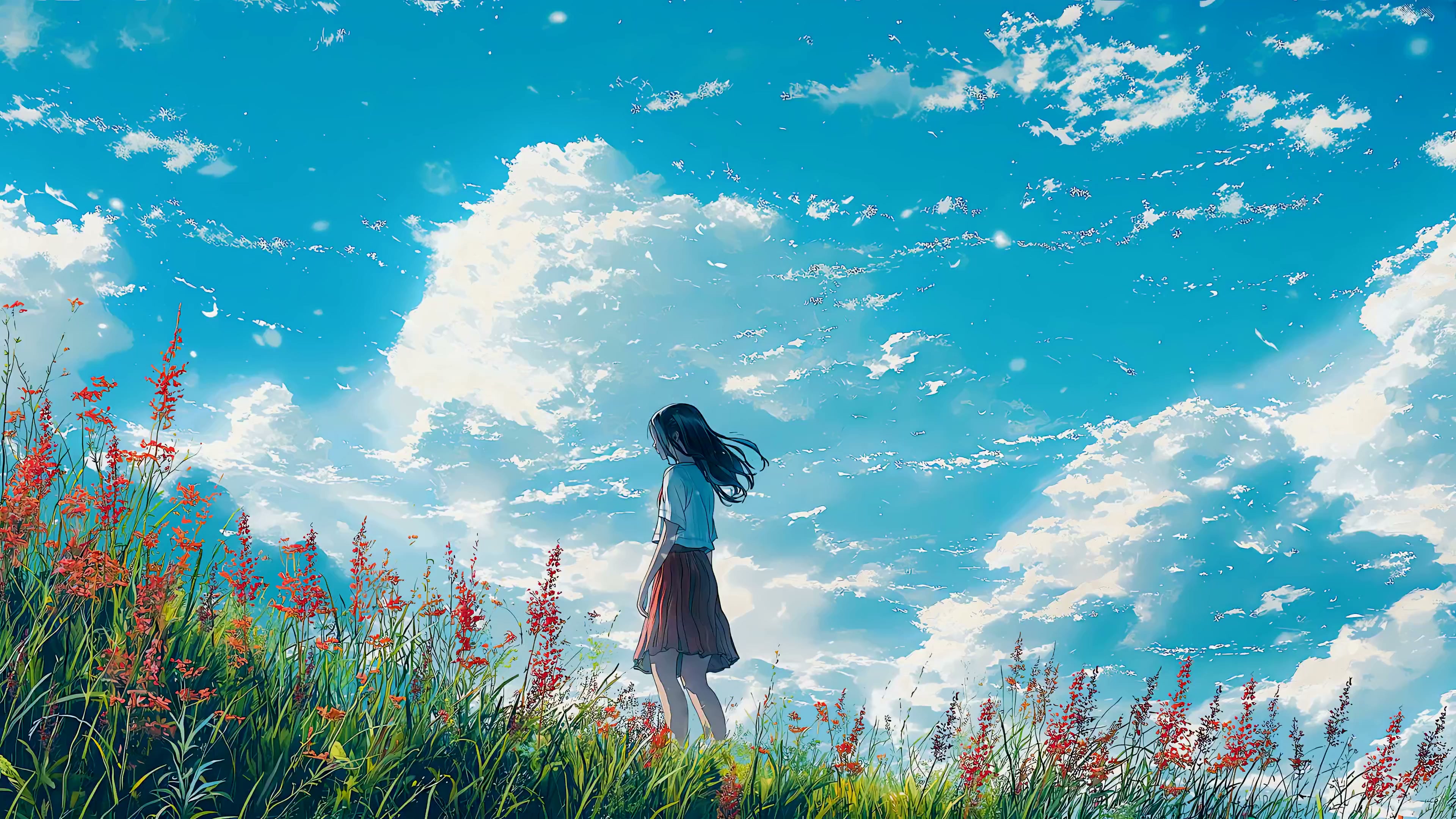 Field Of Grass Lofi Live Wallpaper