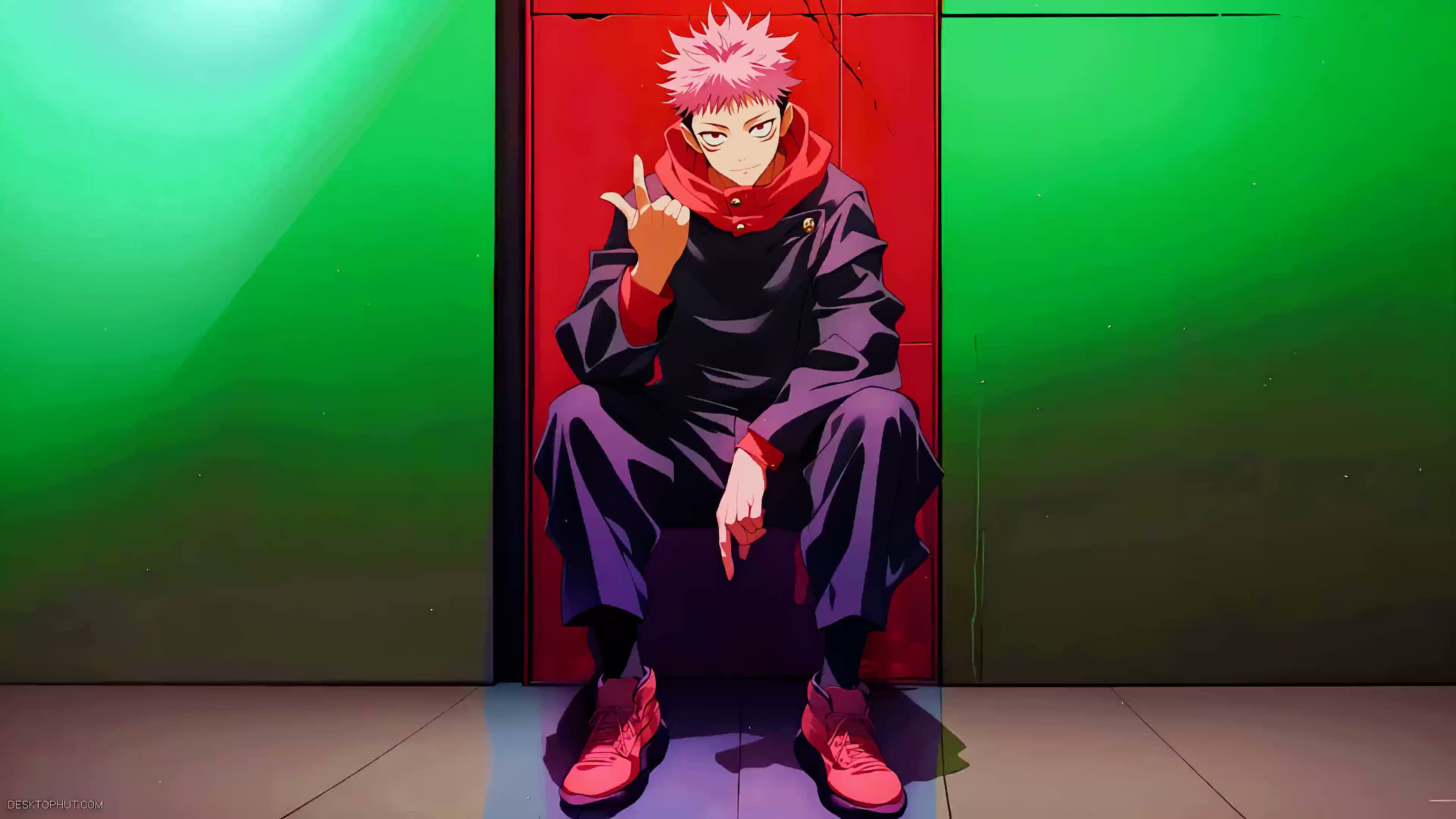 Jujutsu Kaisen: Yuji Itadori RGB Live Wallpaper