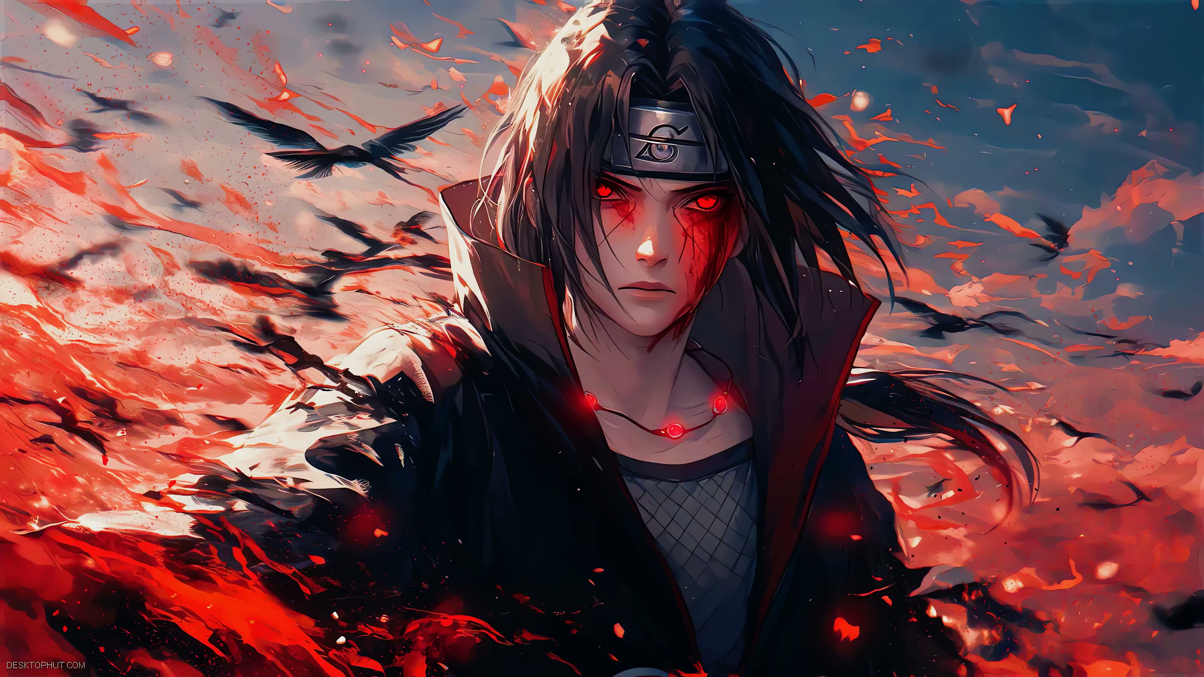 Naruto Bloody Itachi Uchiha Live Wallpaper