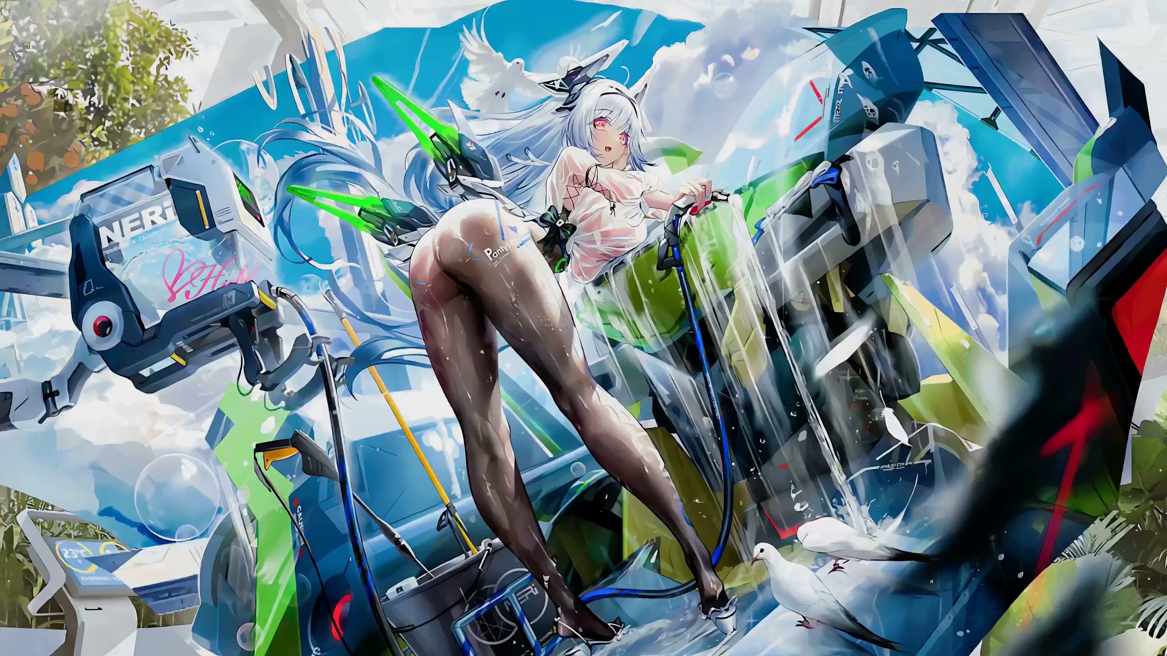 Cyberpunk Racer Live Wallpaper