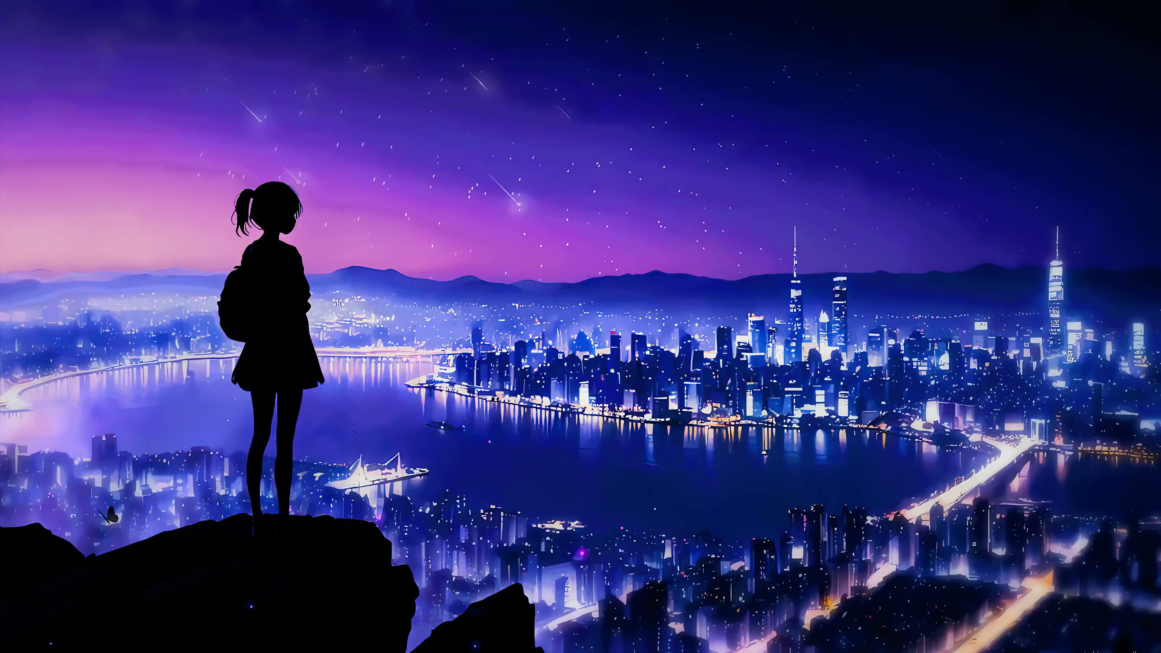 City of the Falling Stars Live Wallpaper