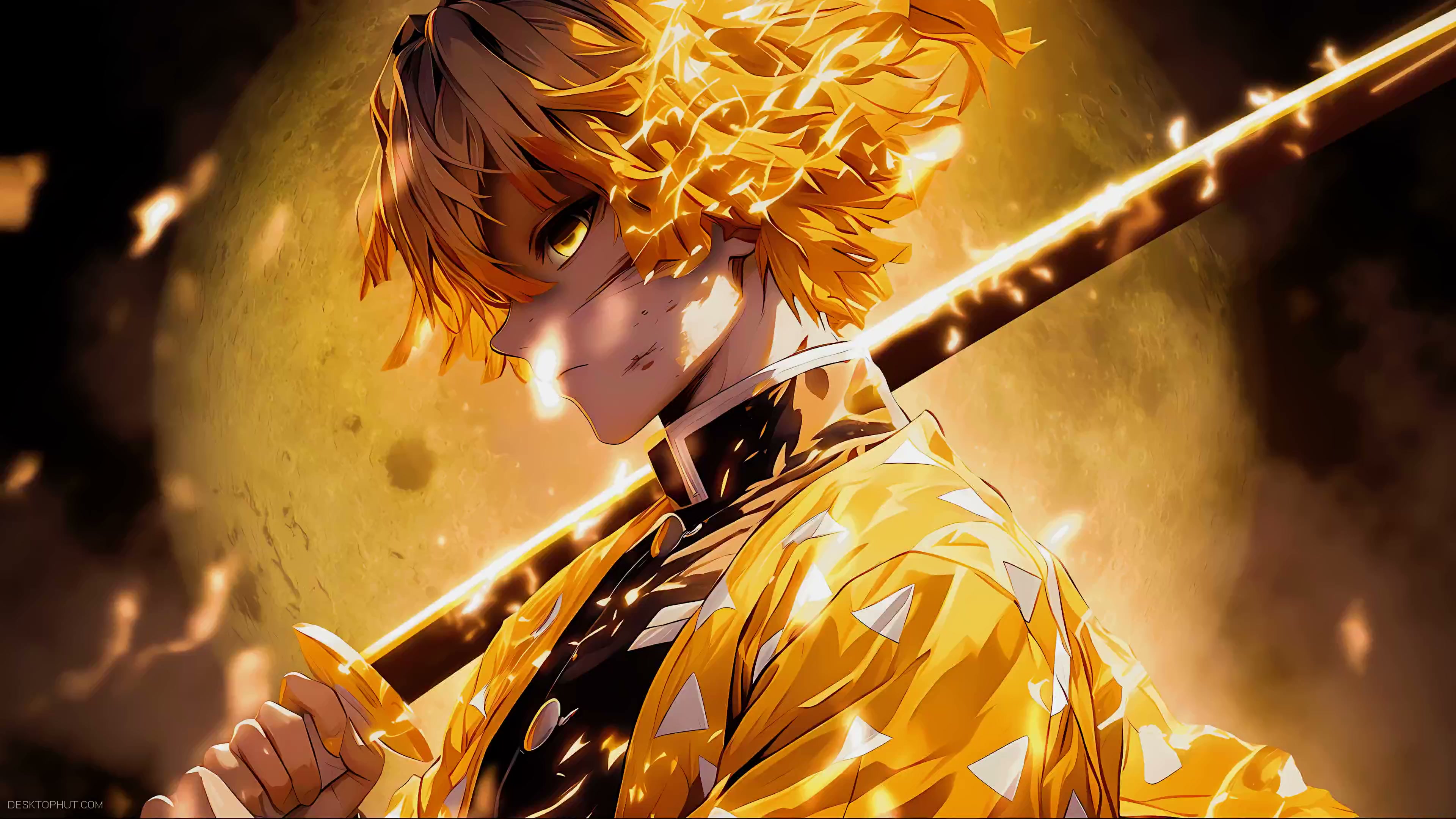 Zenitsu Agatsuma - Kimetsu no Yaiba Live Wallpaper