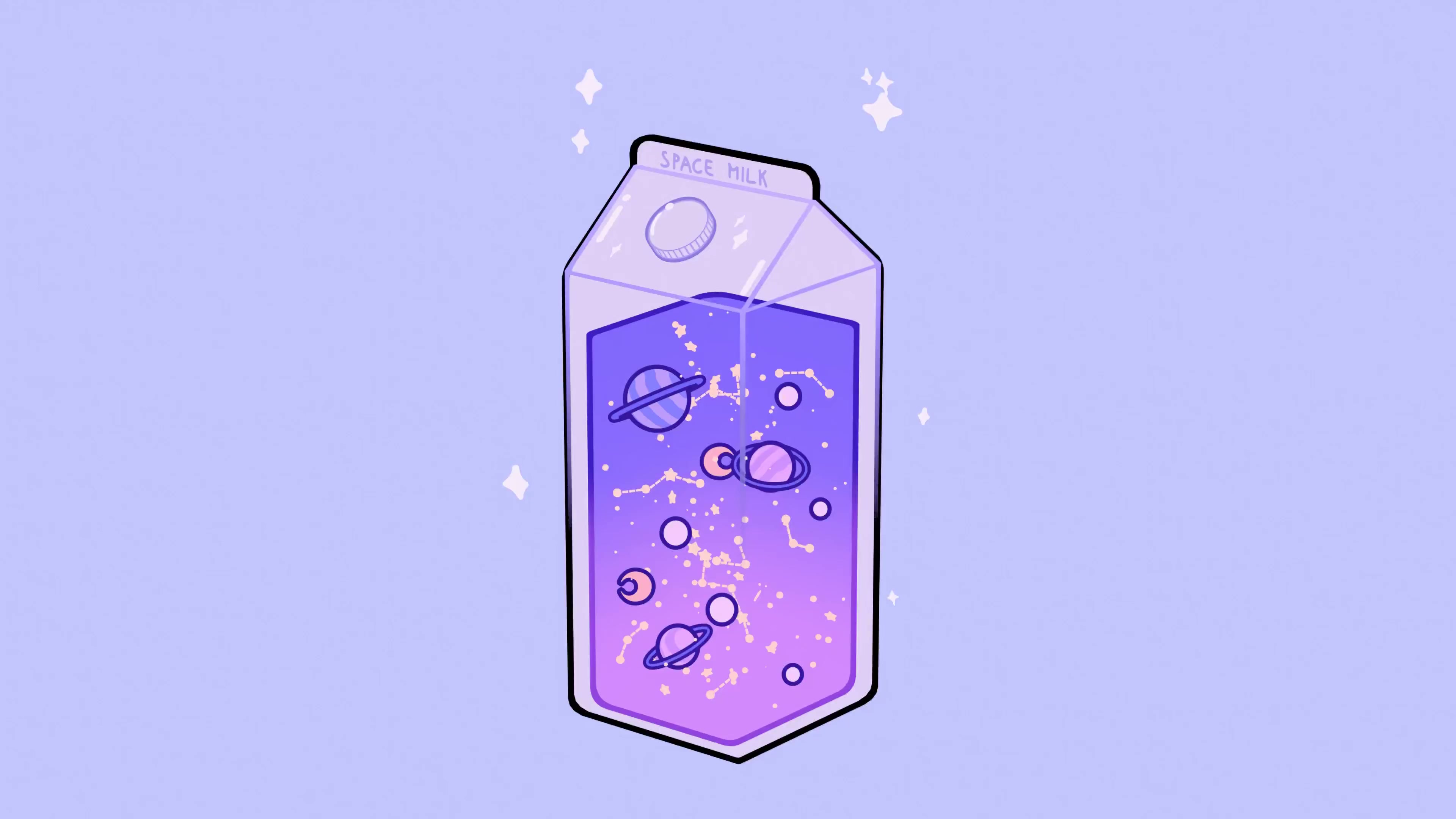 Space Milk 3D Live Wallpaper