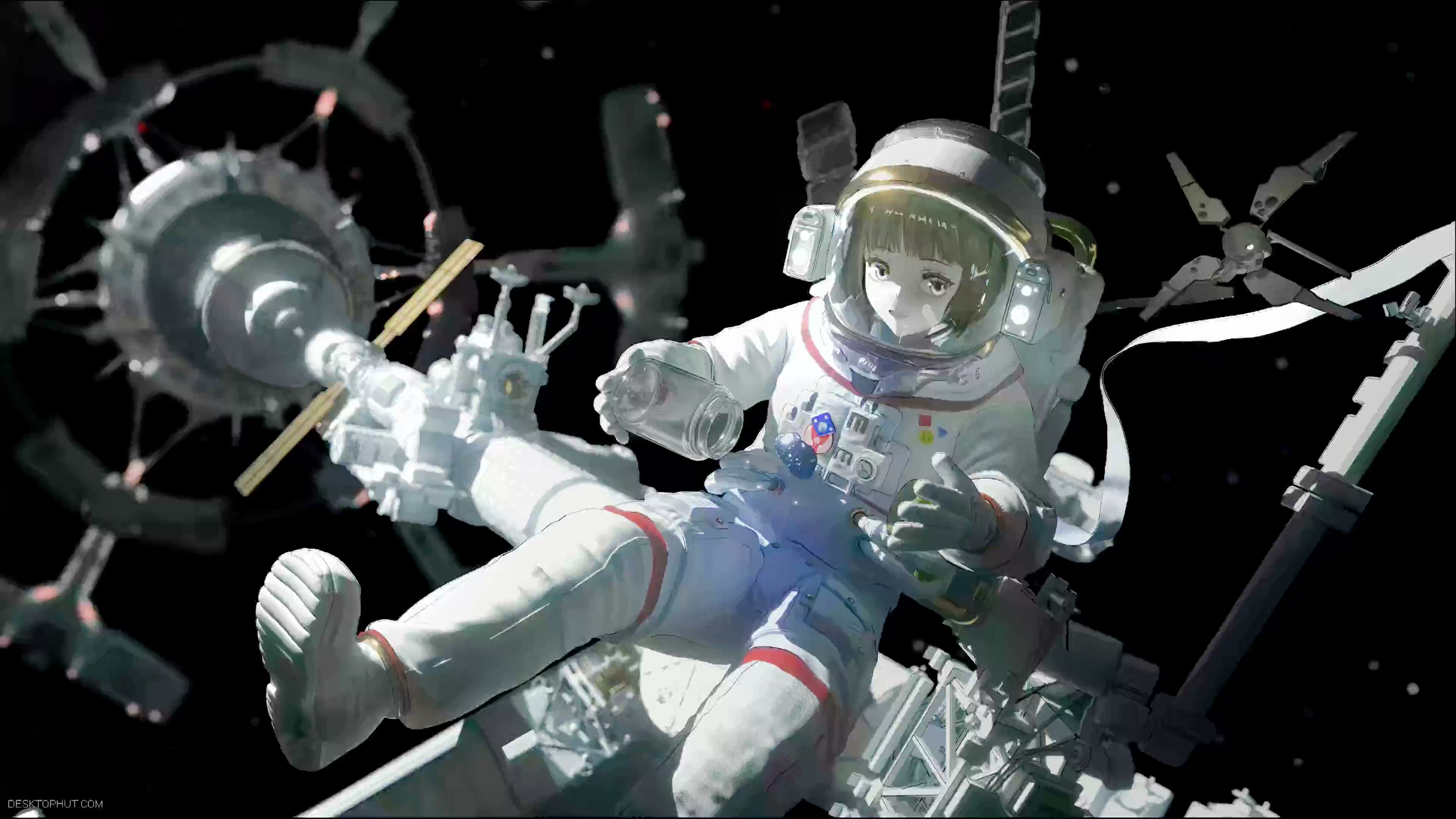 Anime Astronaut Live Wallpaper