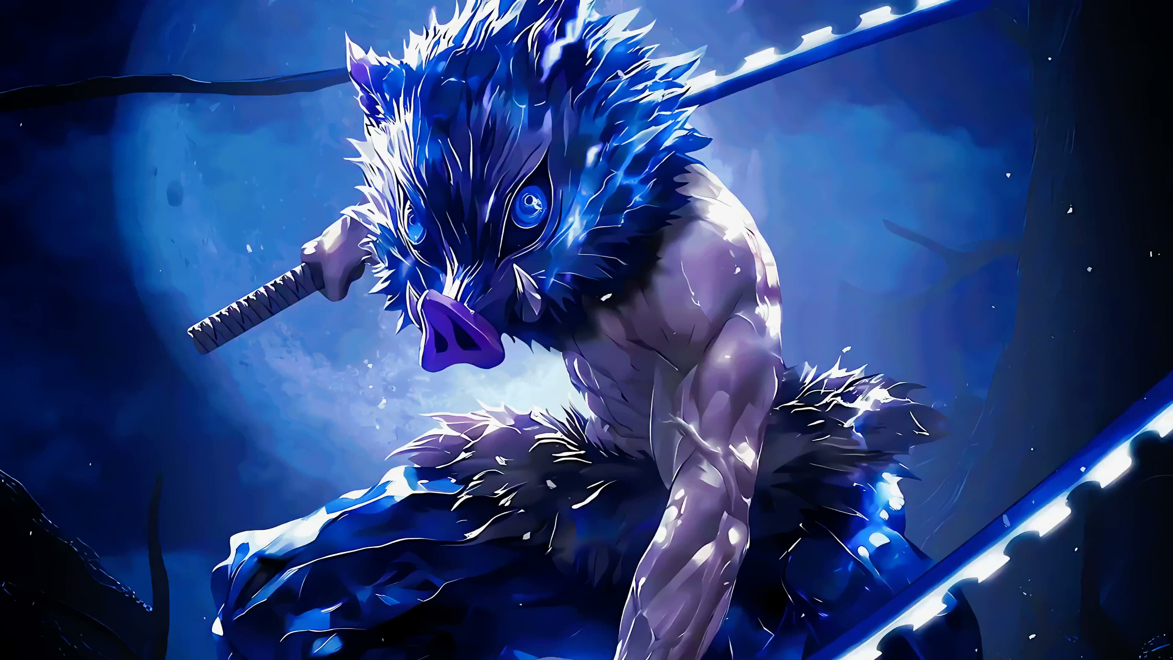 Inosuke Hashibira Live Wallpaper