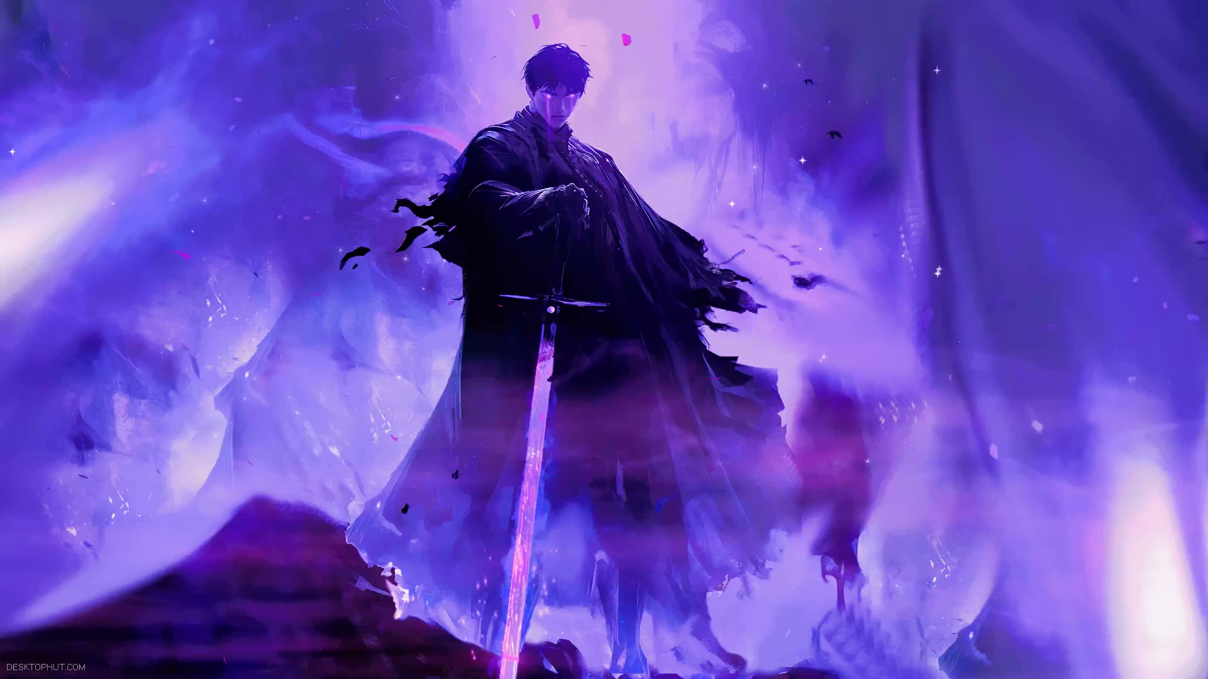 Purple Knight Live Wallpaper