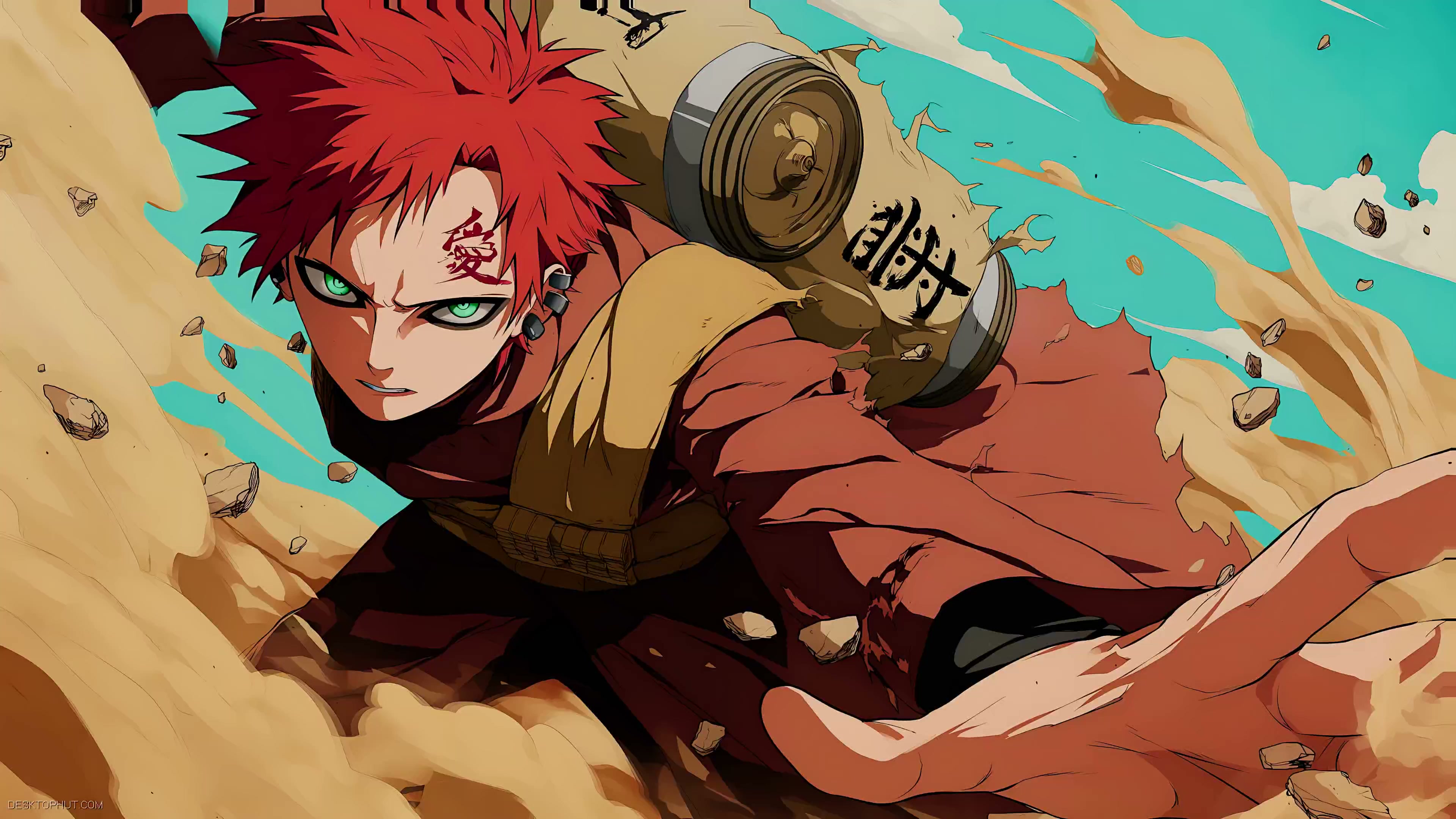 Naruto Gaara Of The Sand Live Wallpaper