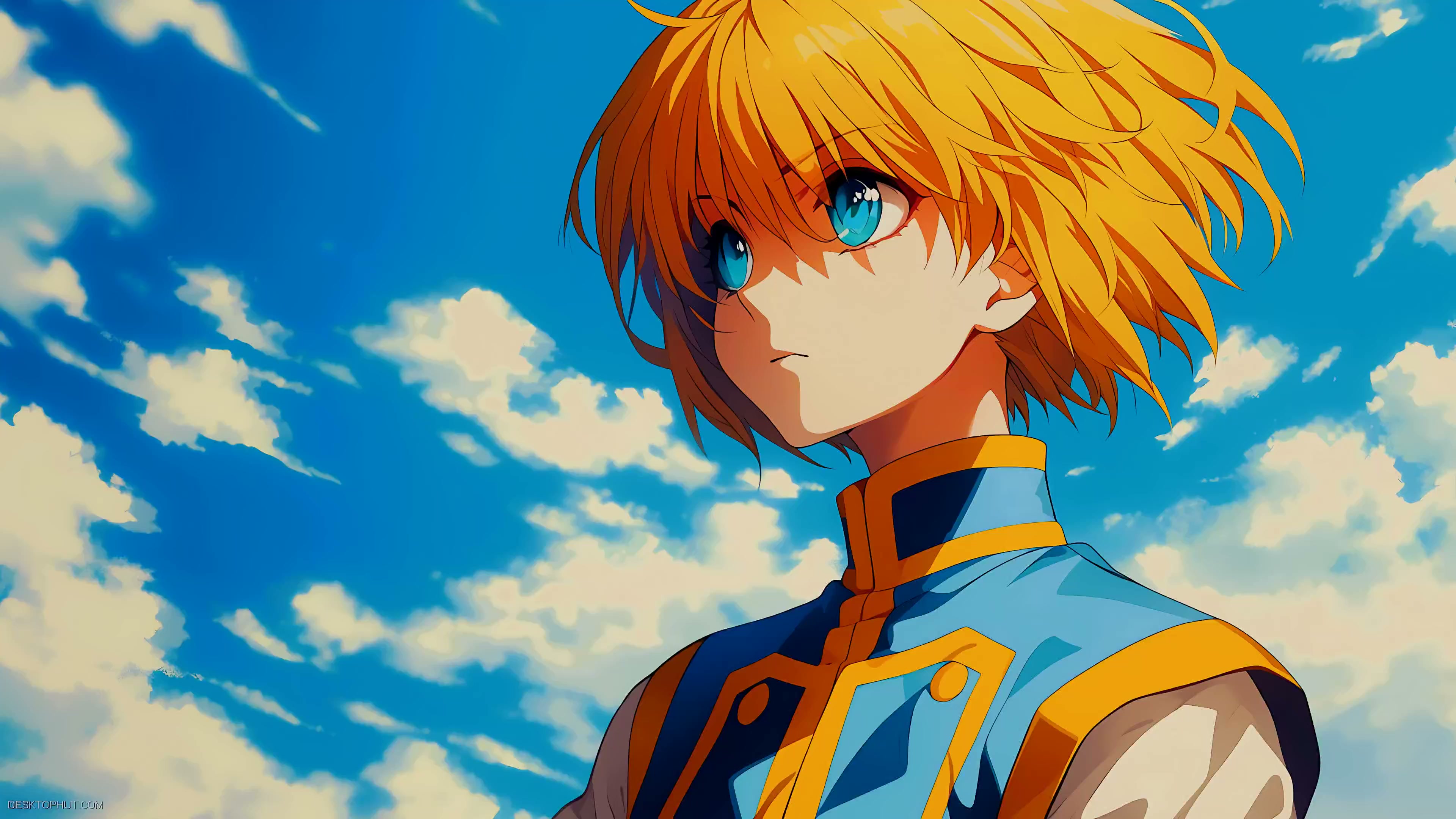 Hunter X Hunter Kurapika Clouds Live Wallpaper