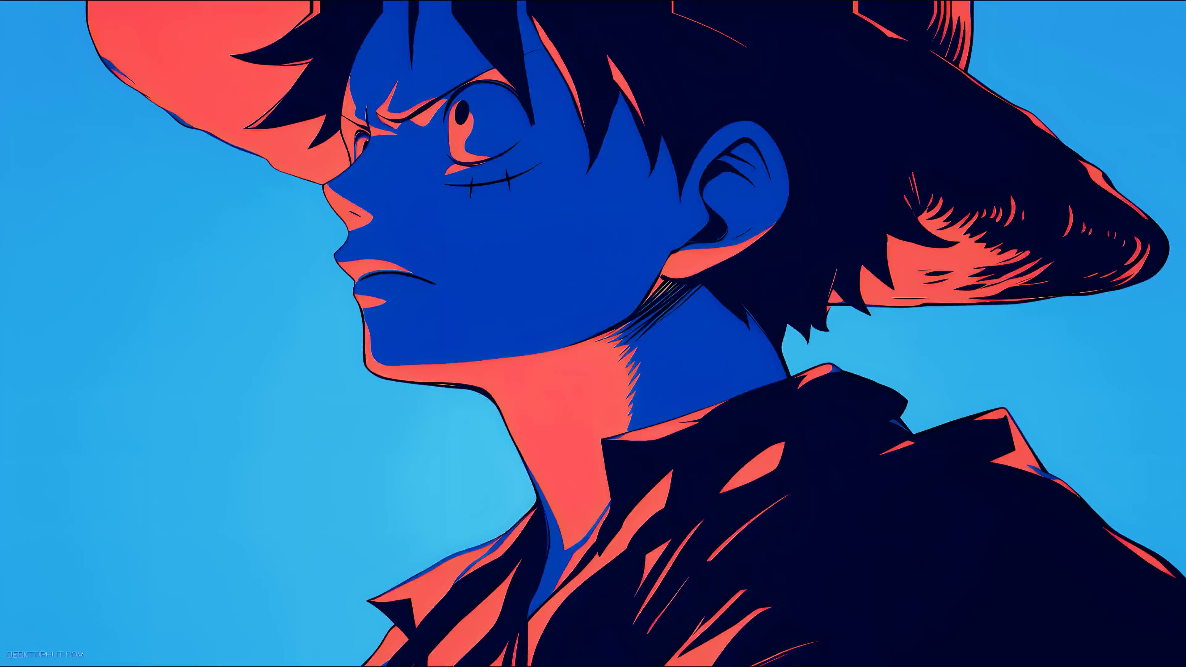 Luffy Cool Silhouette - One Piece Live Wallpaper