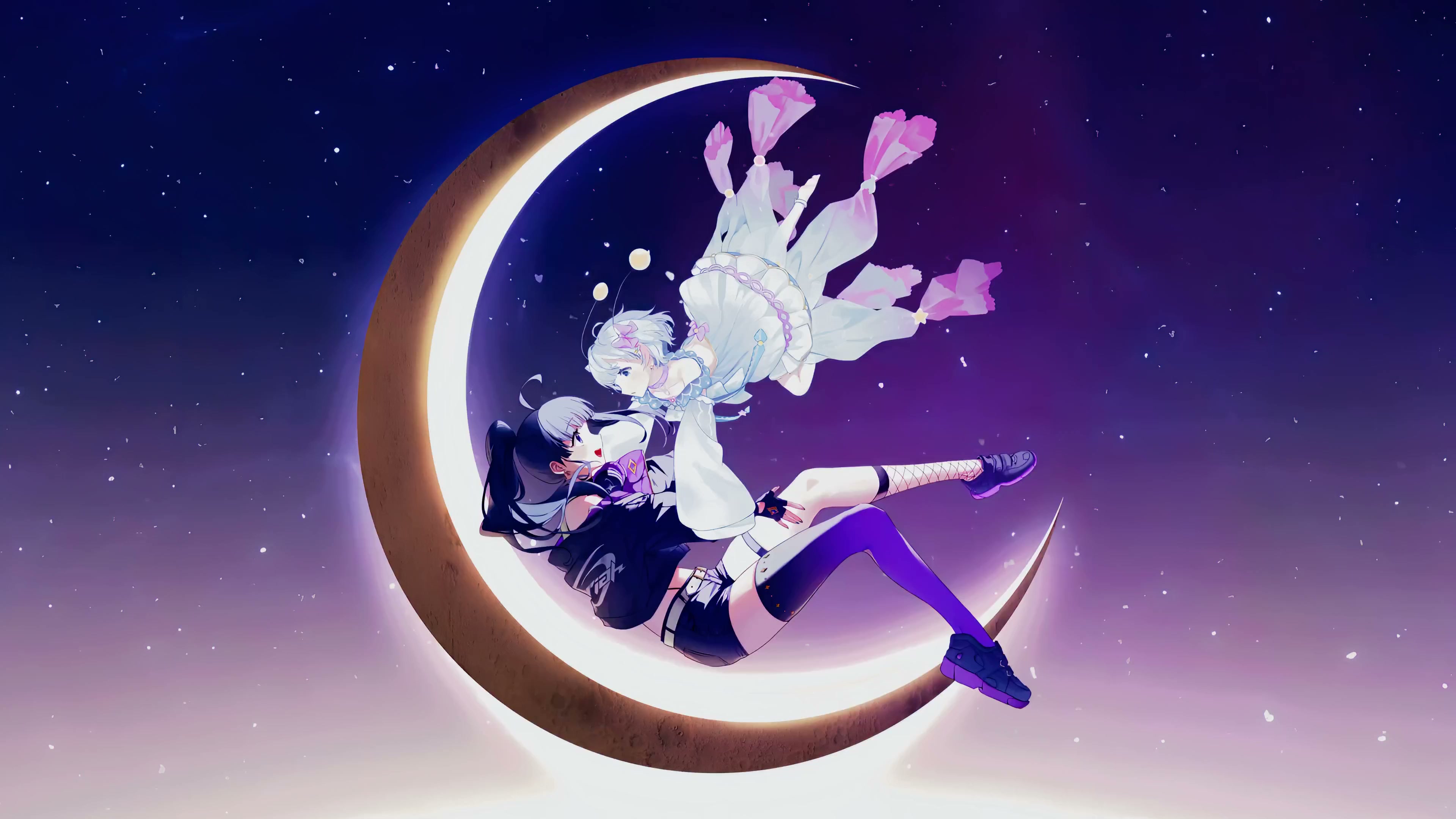 Moon Girls Live Wallpaper