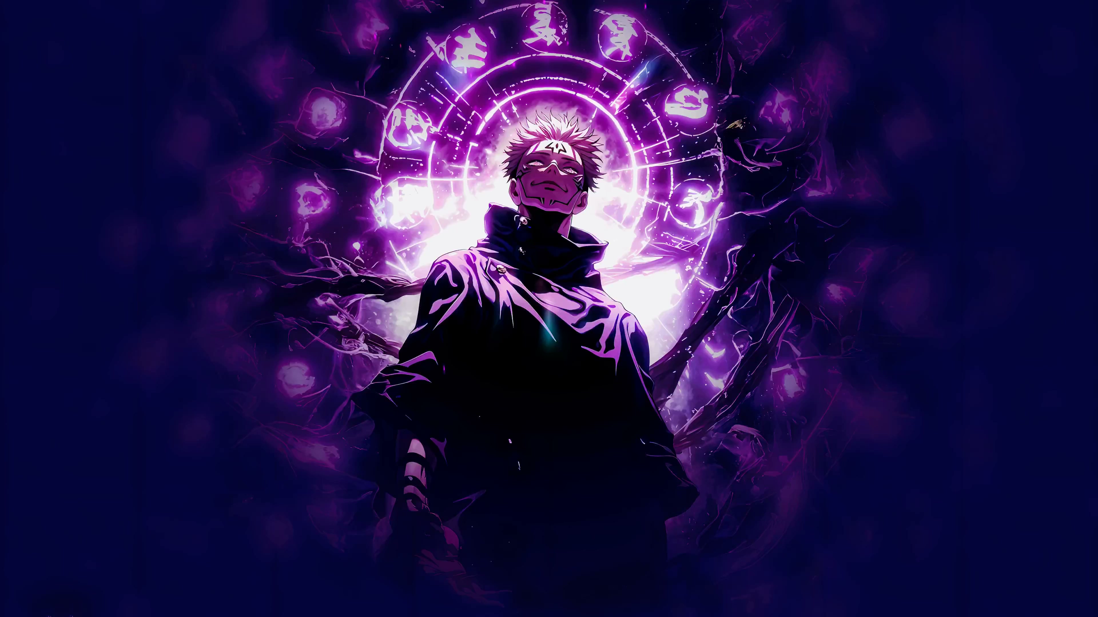 Sukuna Cursed Energy Live Wallpaper