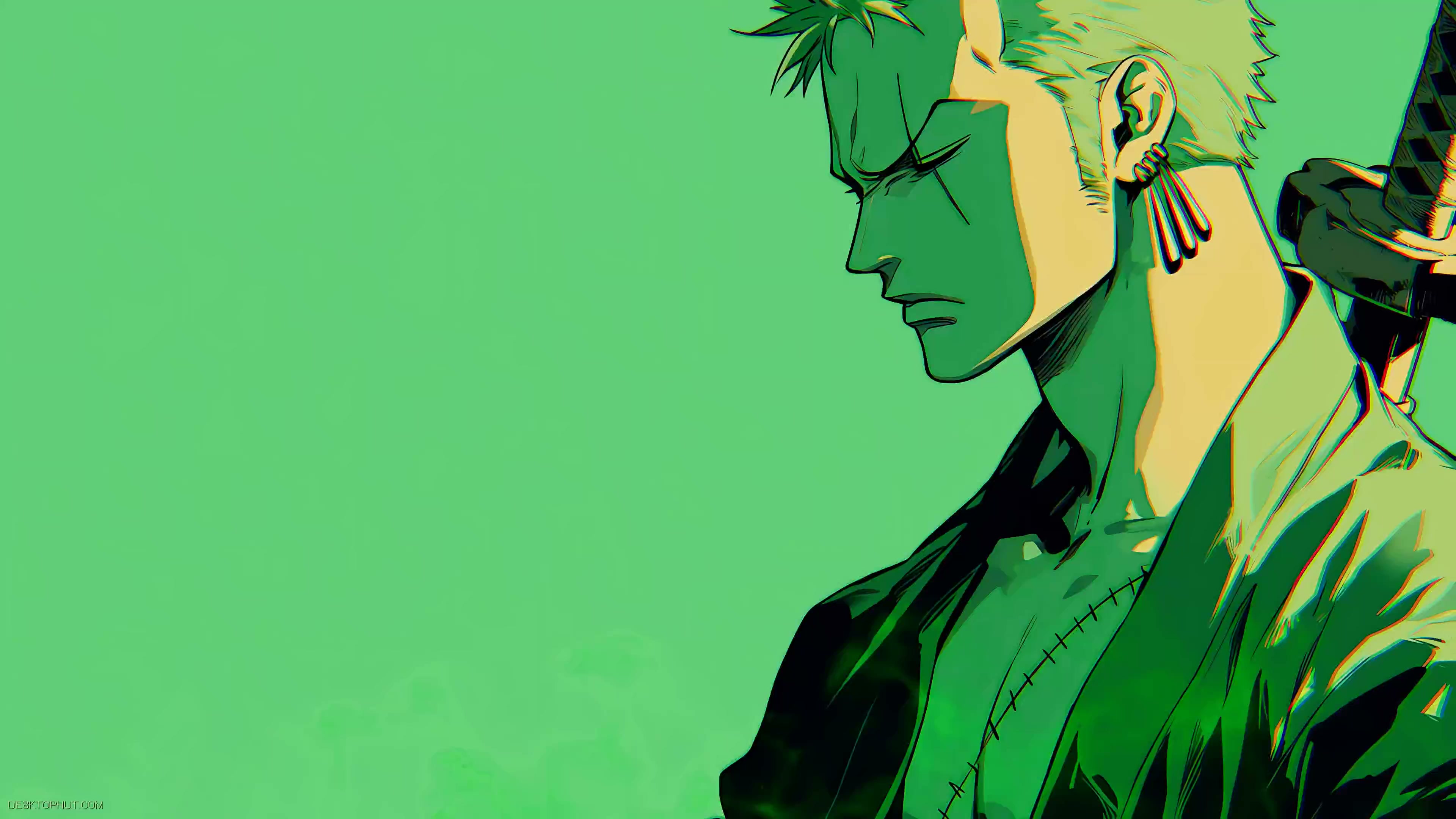 Roronoa Zoro Meditation Minimalistic Live Wallpaper