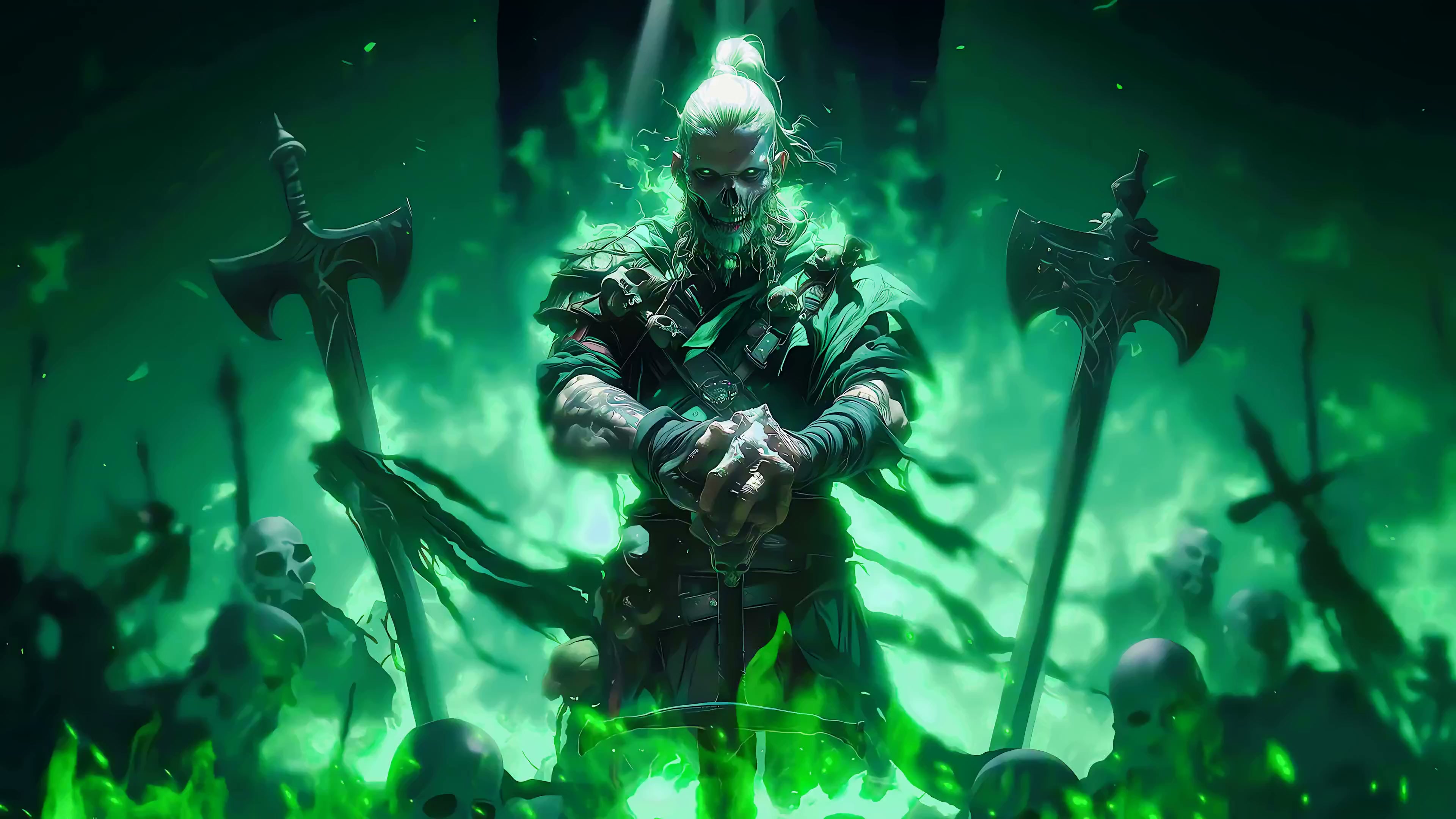 Undead Warrior Live Wallpaper