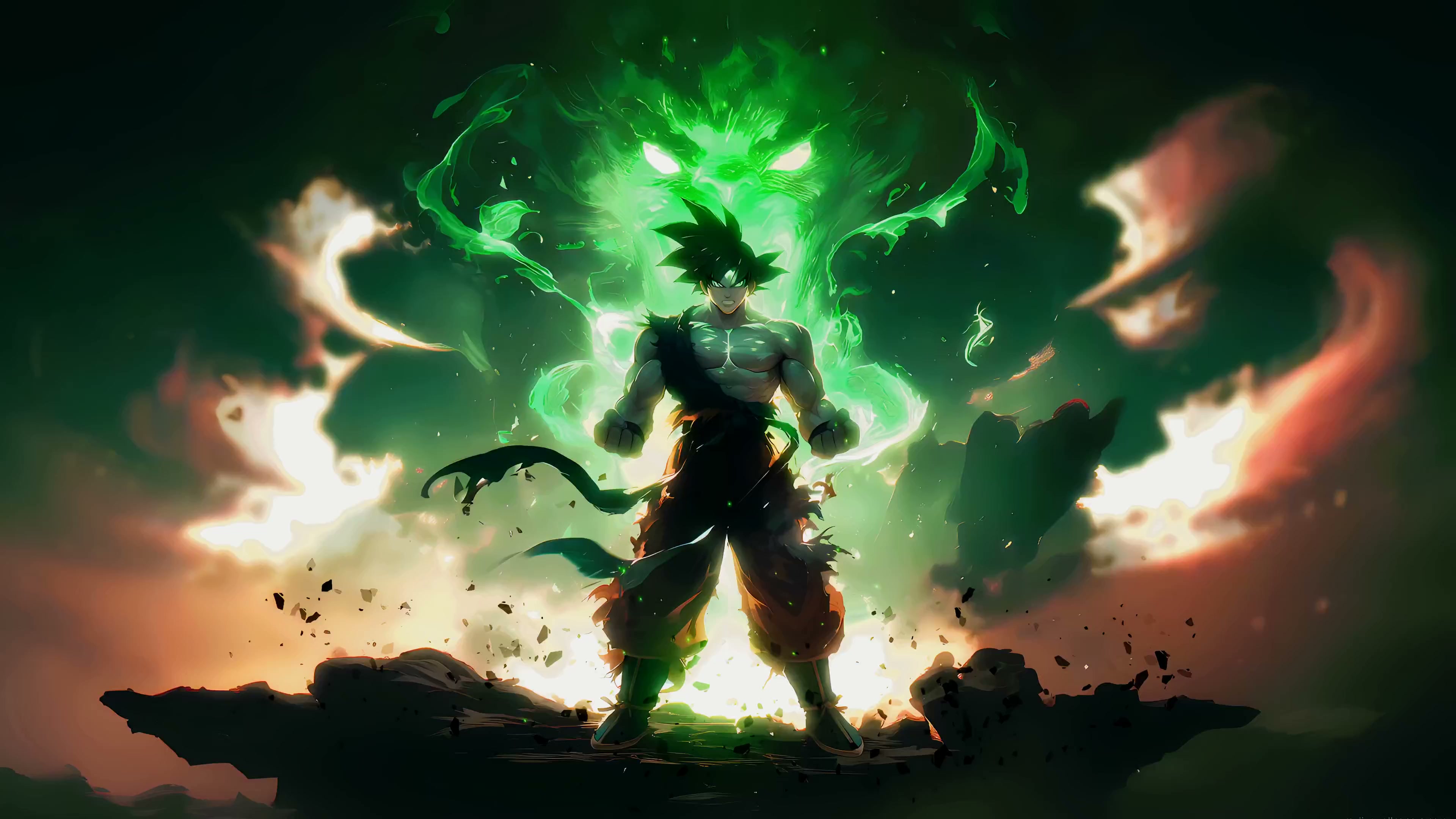 Goku Berserker Live Wallpaper