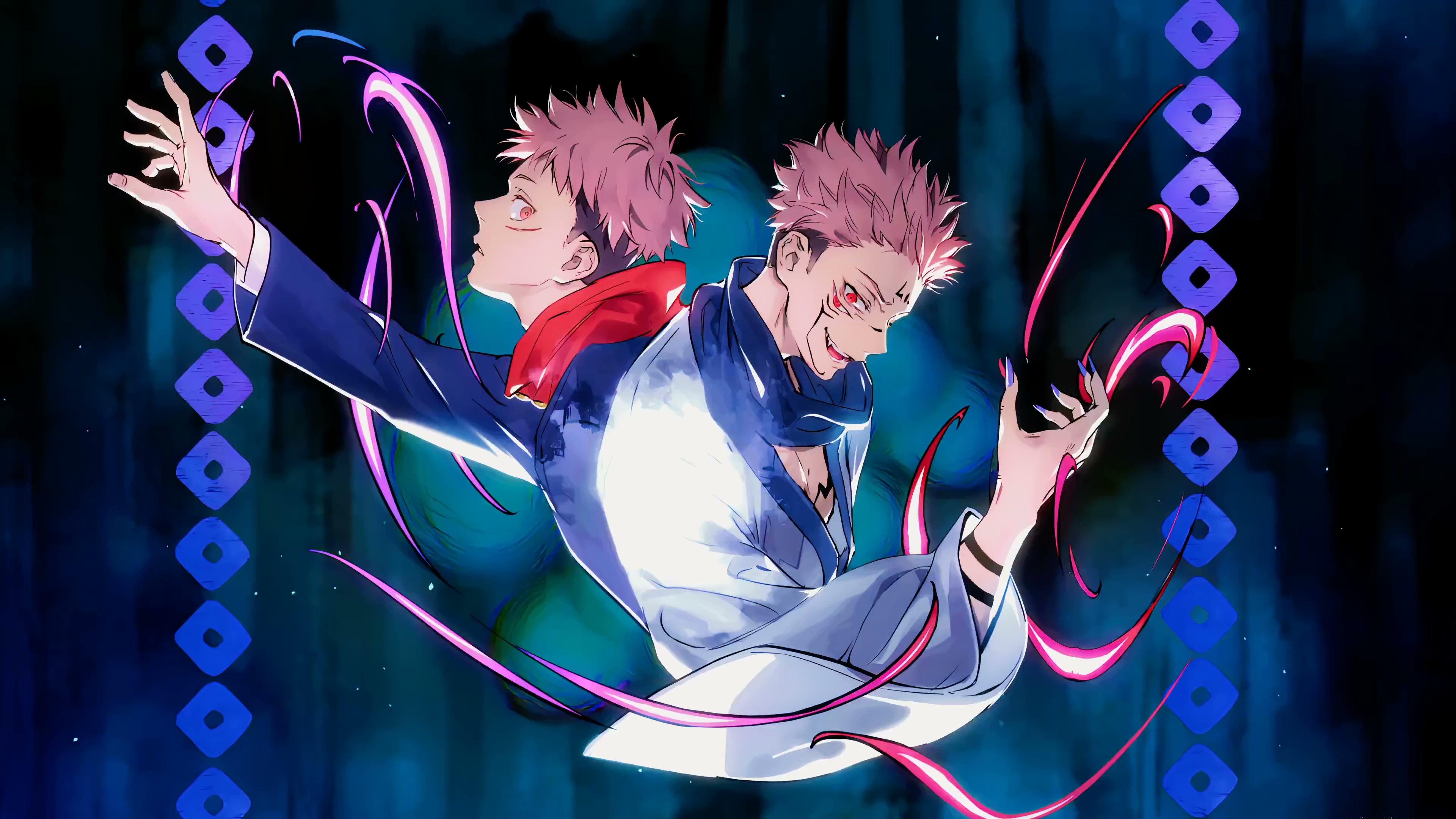 Yuji x Sukuna Energy Live Wallpaper