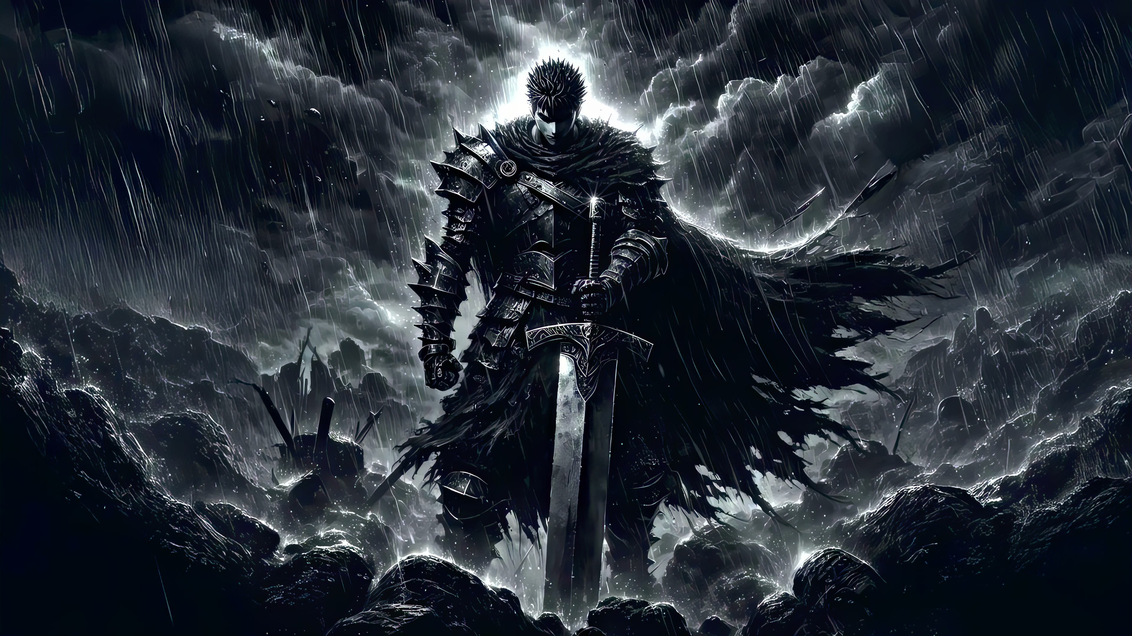 Guts During a Thunderstorm Live Wallpaper